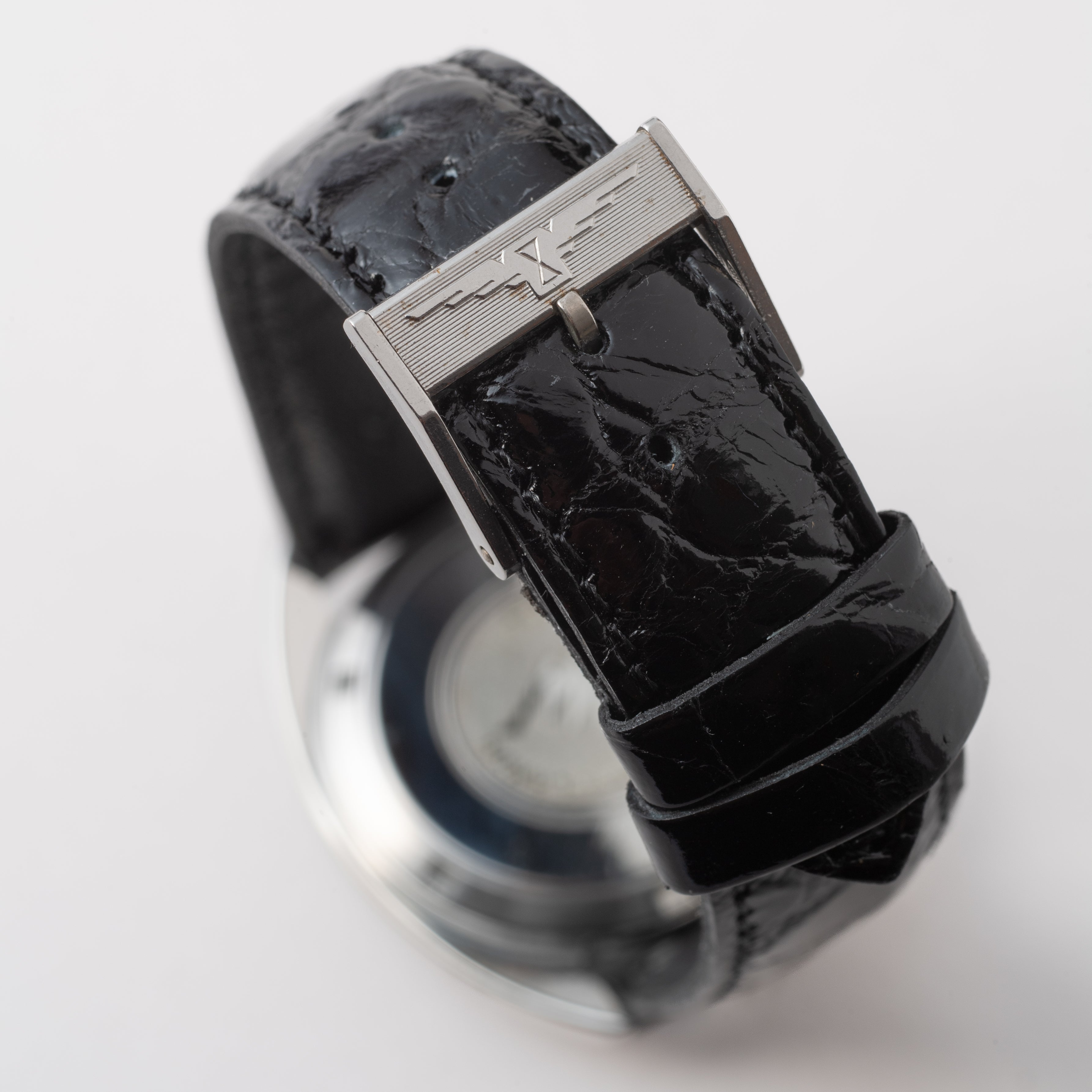 ロンジン ウルトラクロン 1969年製 クロスライン グレーダイヤル タグ付き