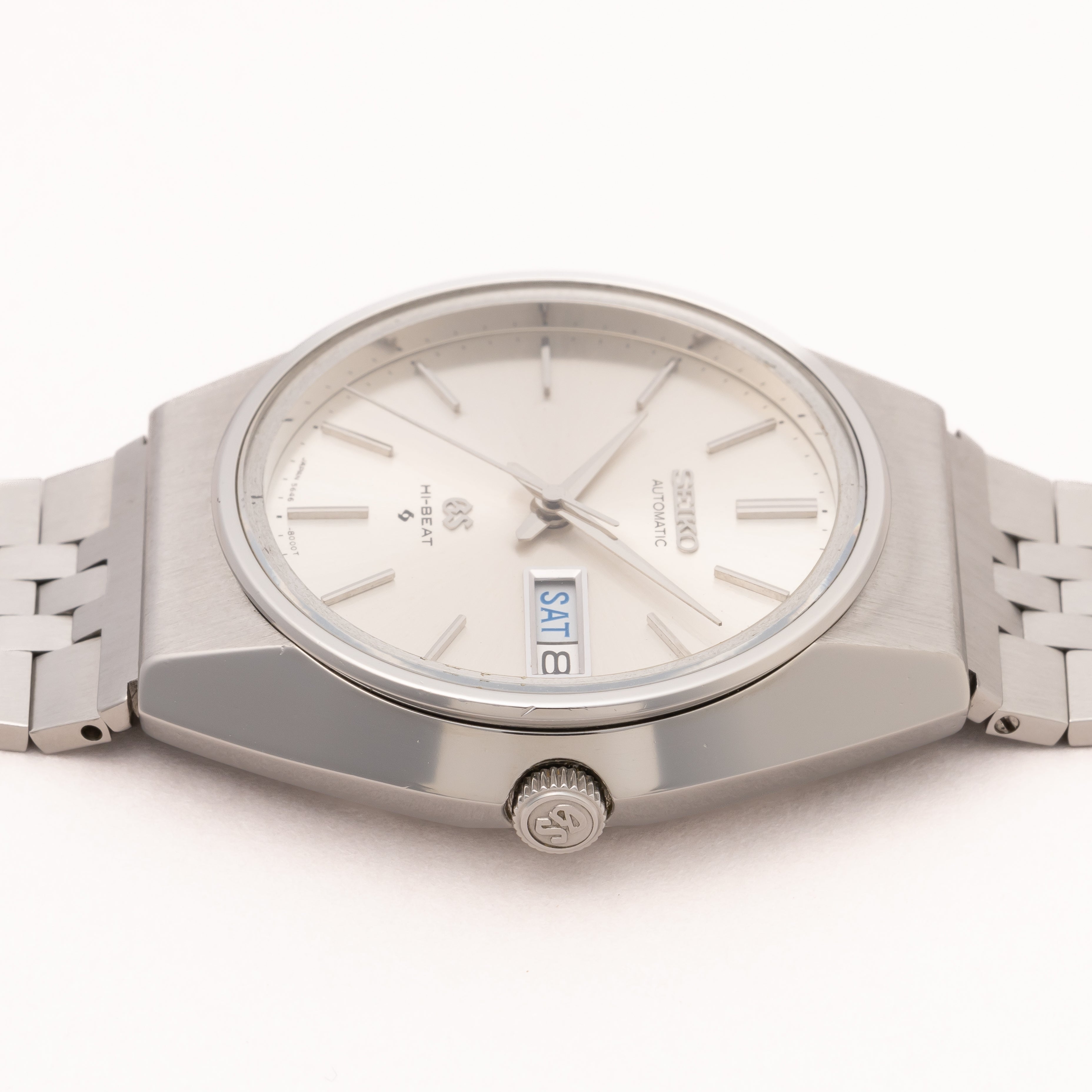 グランドセイコー 1972年製 Ref.5646-8000 56GS デイデイト 純正ブレスレット付き