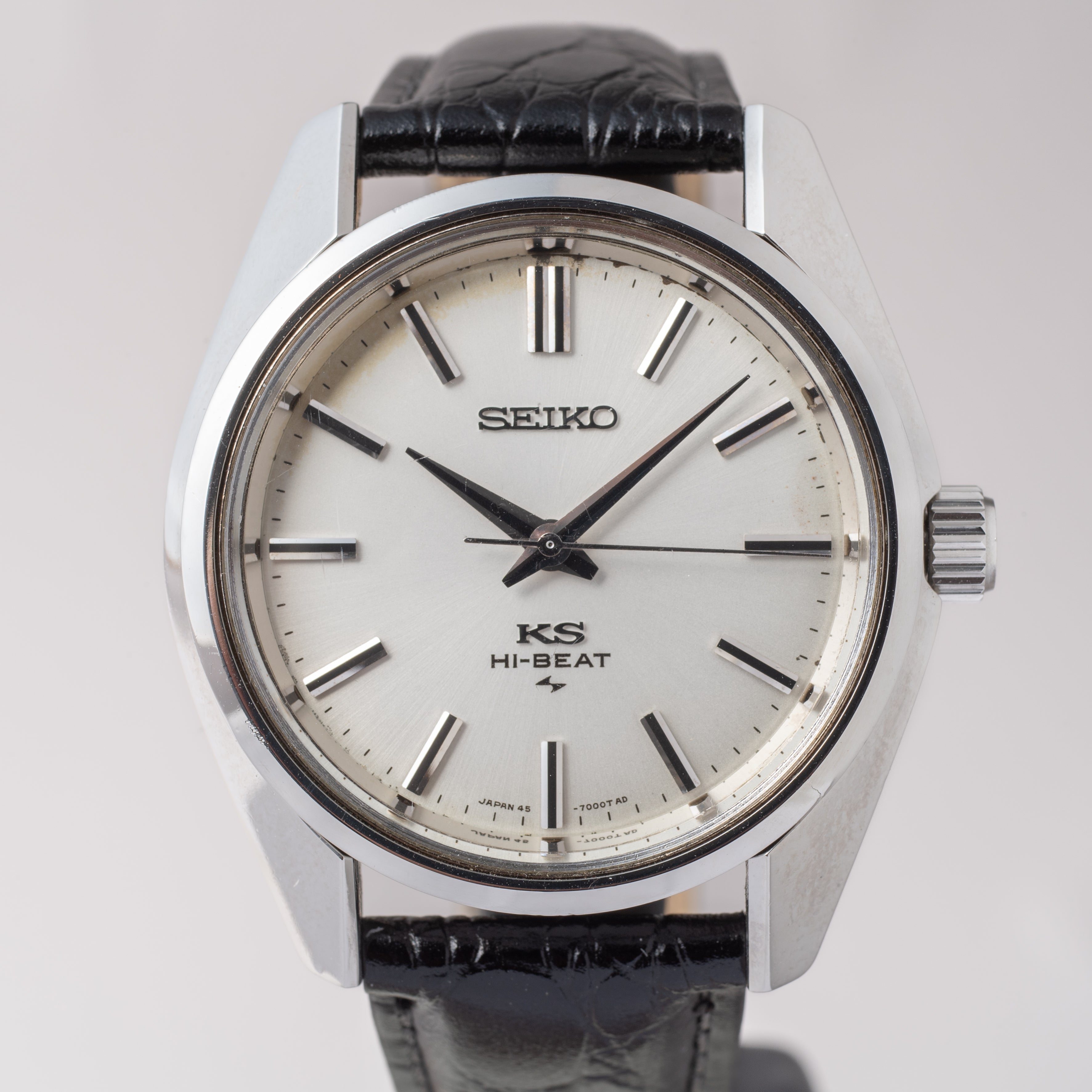 キングセイコー 1970年製/昭和45年製 ノンデイト Ref.45-7001 45KS 尾錠付き