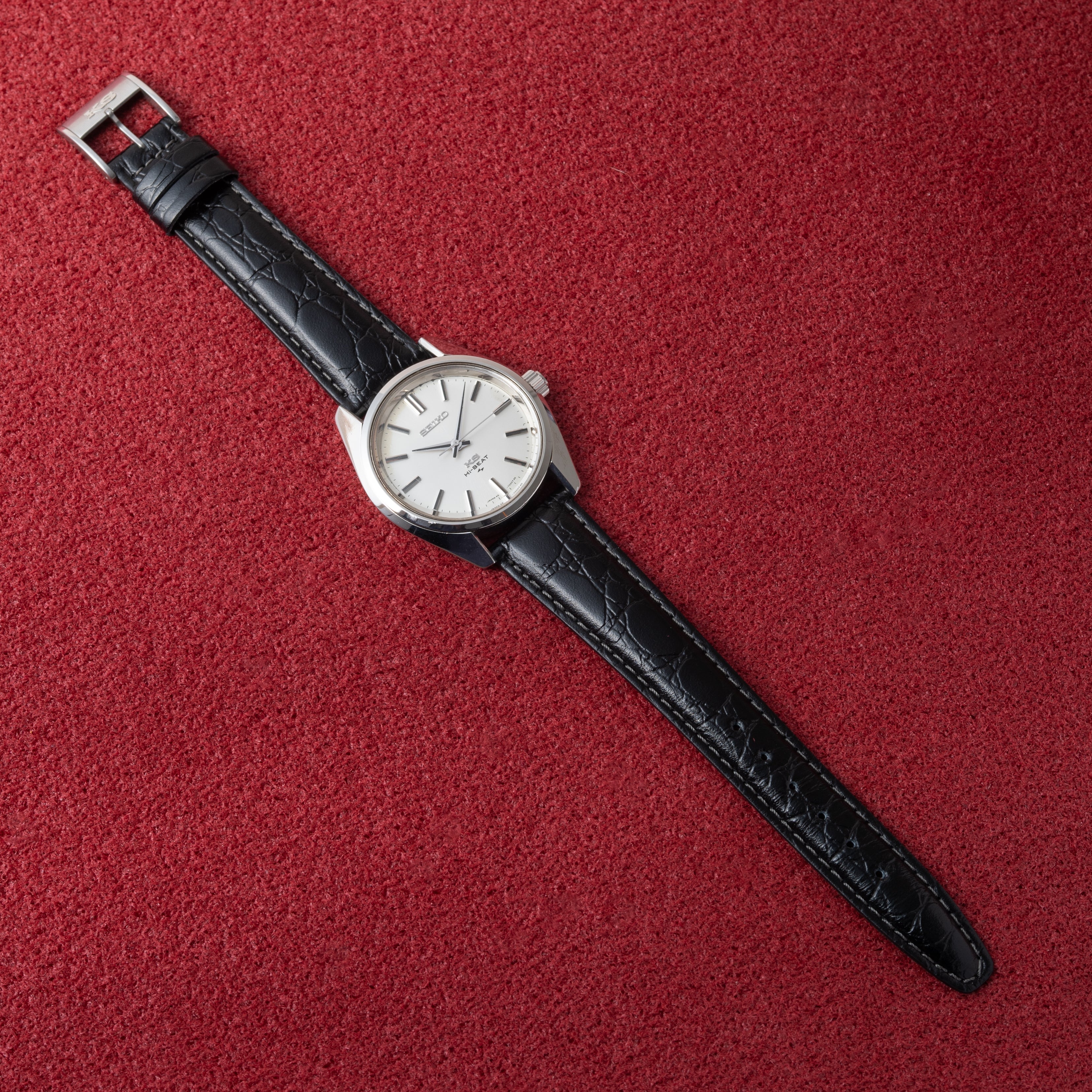 キングセイコー 1970年製/昭和45年製 ノンデイト Ref.45-7001 45KS 尾錠付き