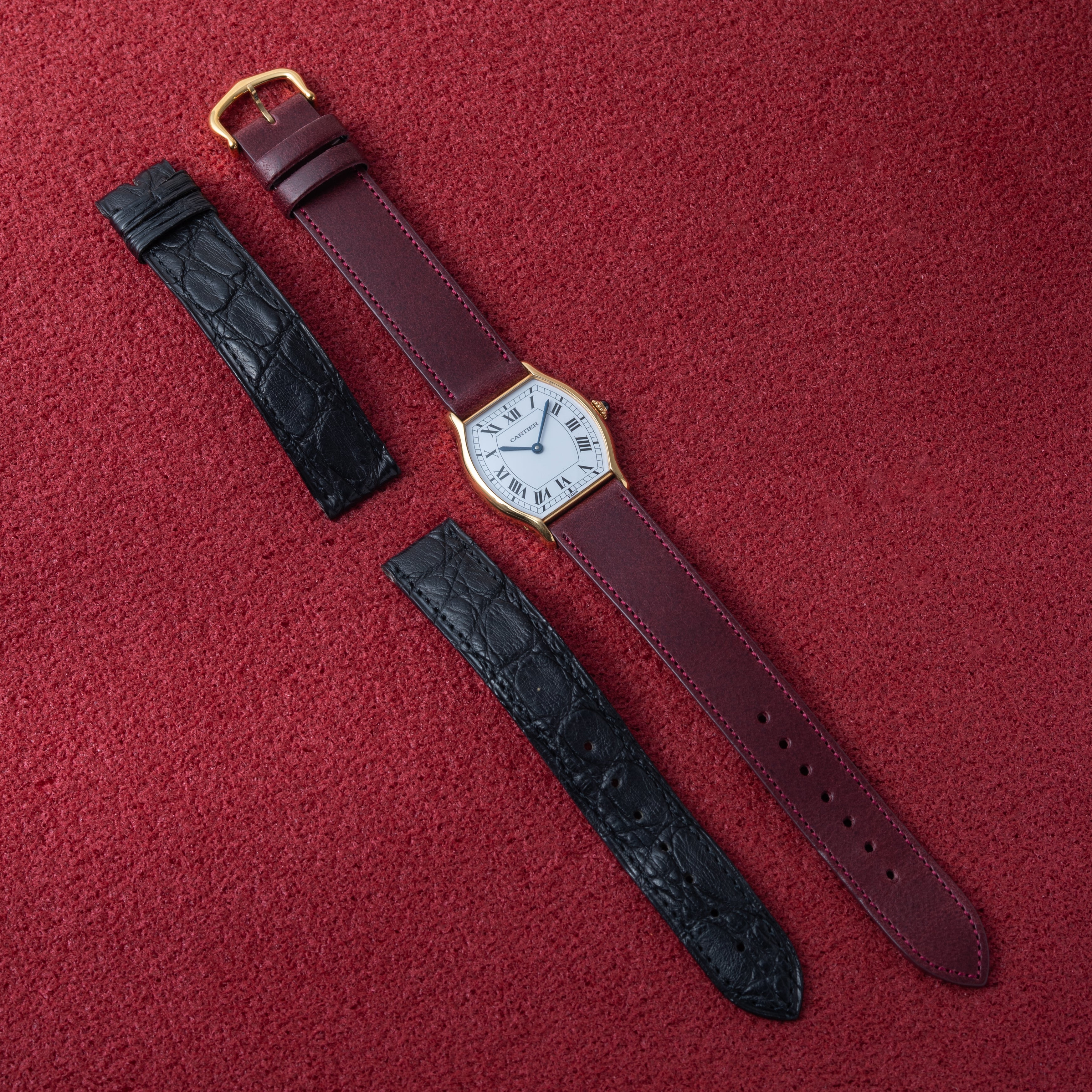 カルティエ トーチュLM PARIS 18金無垢イエローゴールド 1980年代製 パリスダイヤル