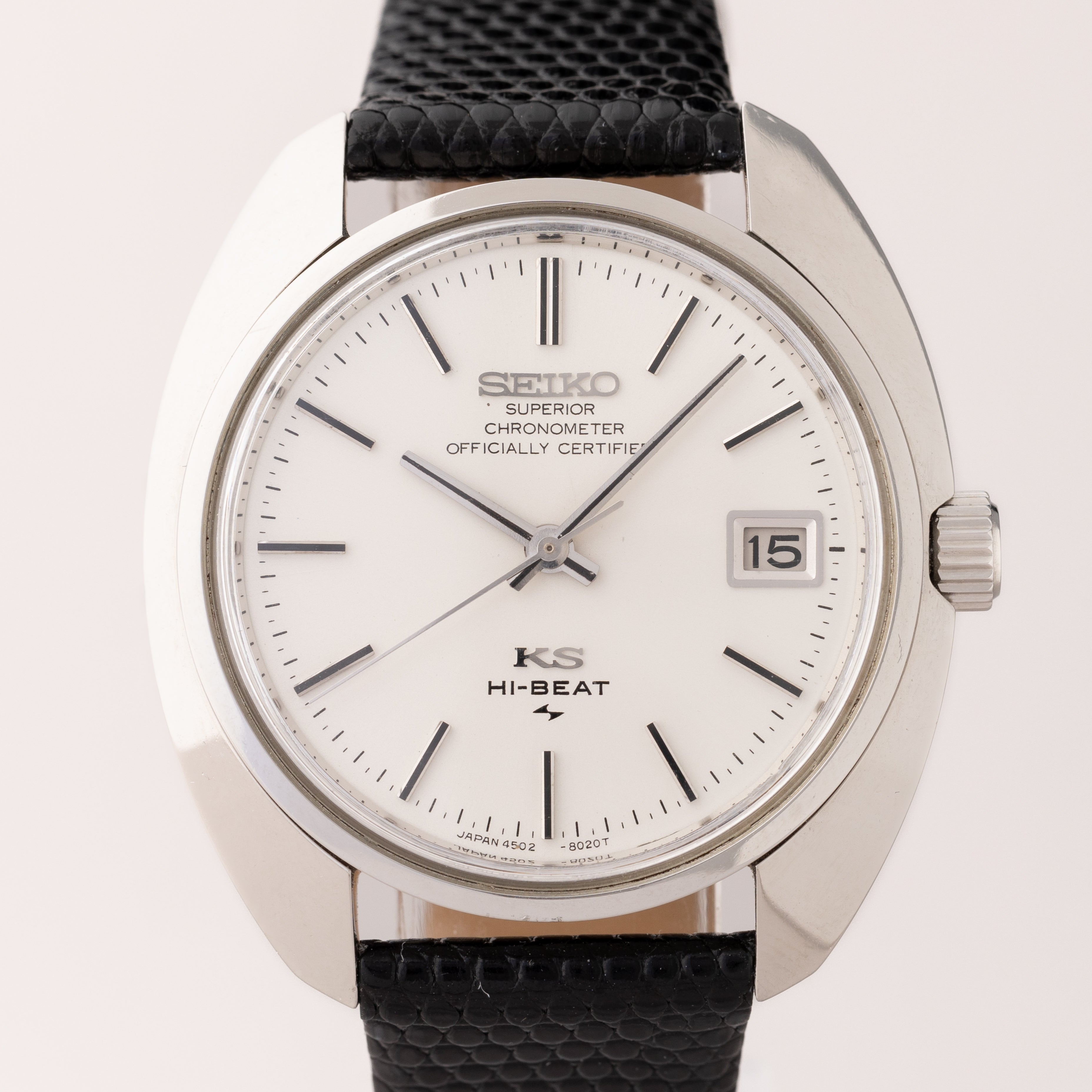 キングセイコー スーペリアクロノメーター Ref.4502-8010 45KS尾錠付き 1970年製/昭和45年製 手巻き ハイビート