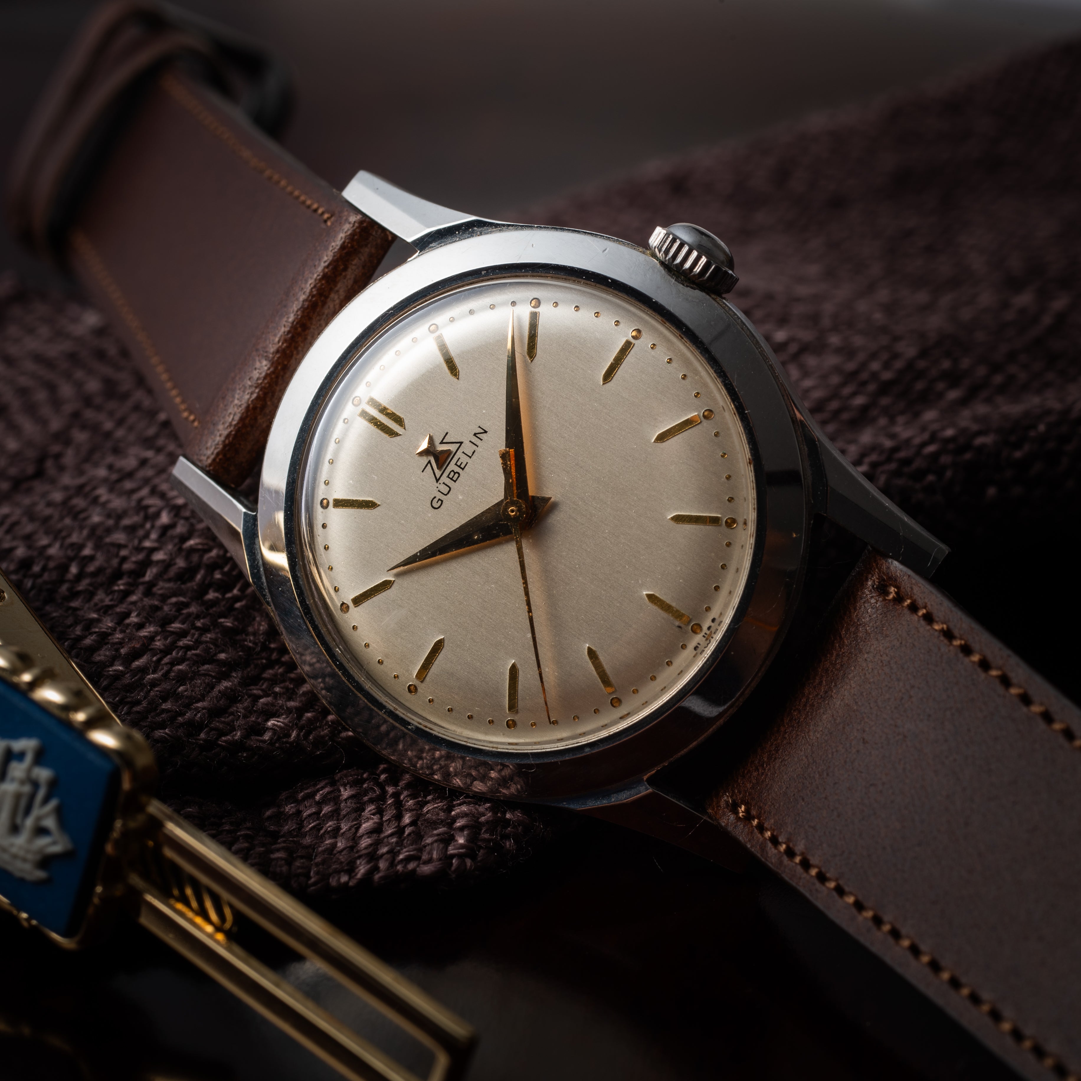 ギュブラン センターセコンド 1960年代製 手巻き スクリューバック