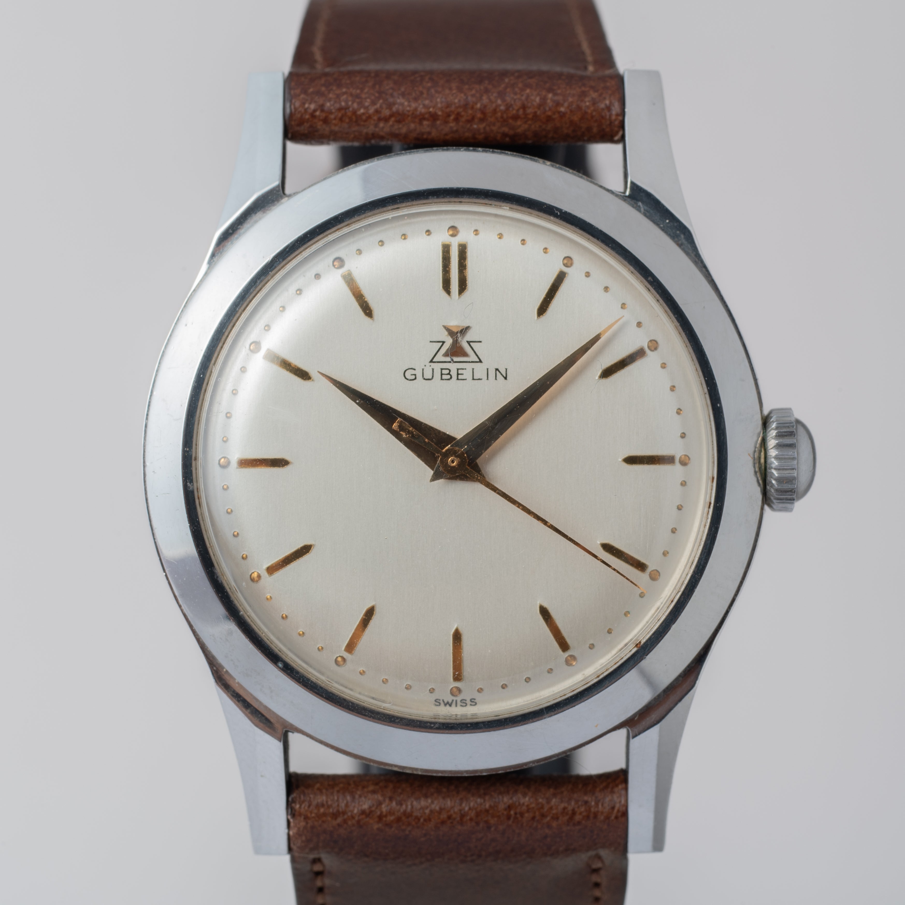 ギュブラン センターセコンド 1960年代製 手巻き スクリューバック