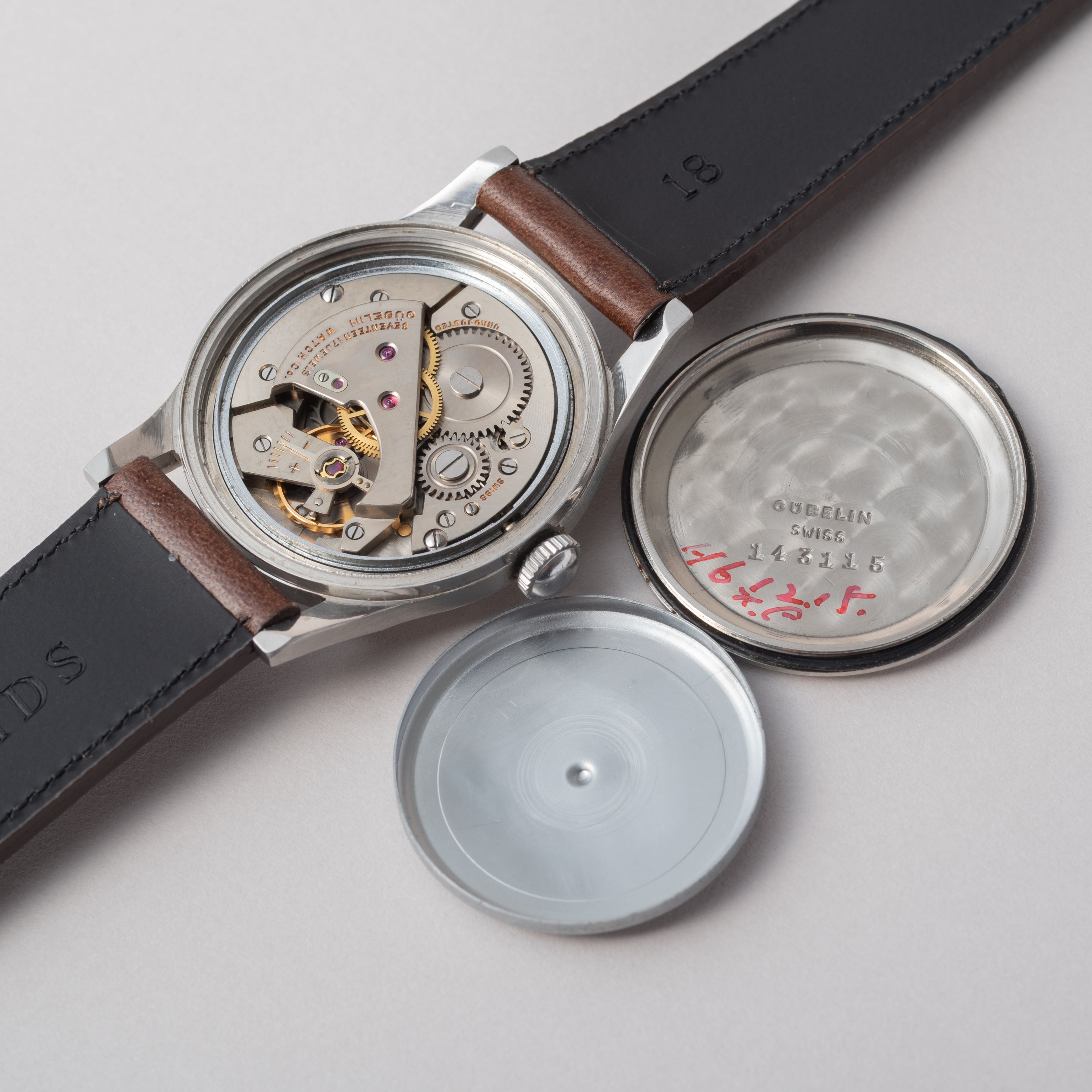 ギュブラン センターセコンド 1960年代製 手巻き スクリューバック