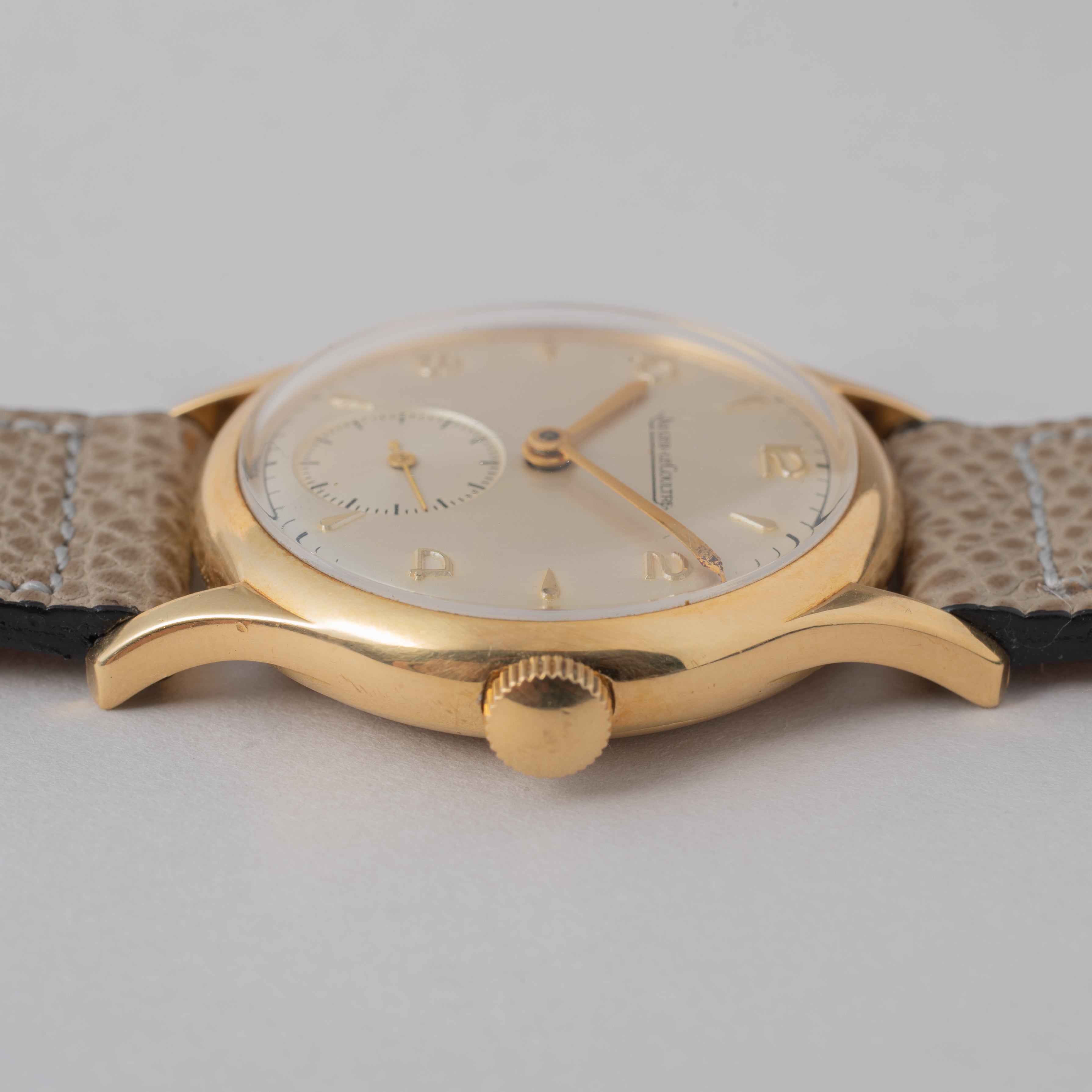 ジャガールクルト 18YG 手巻き スモールセコンド 1950年代