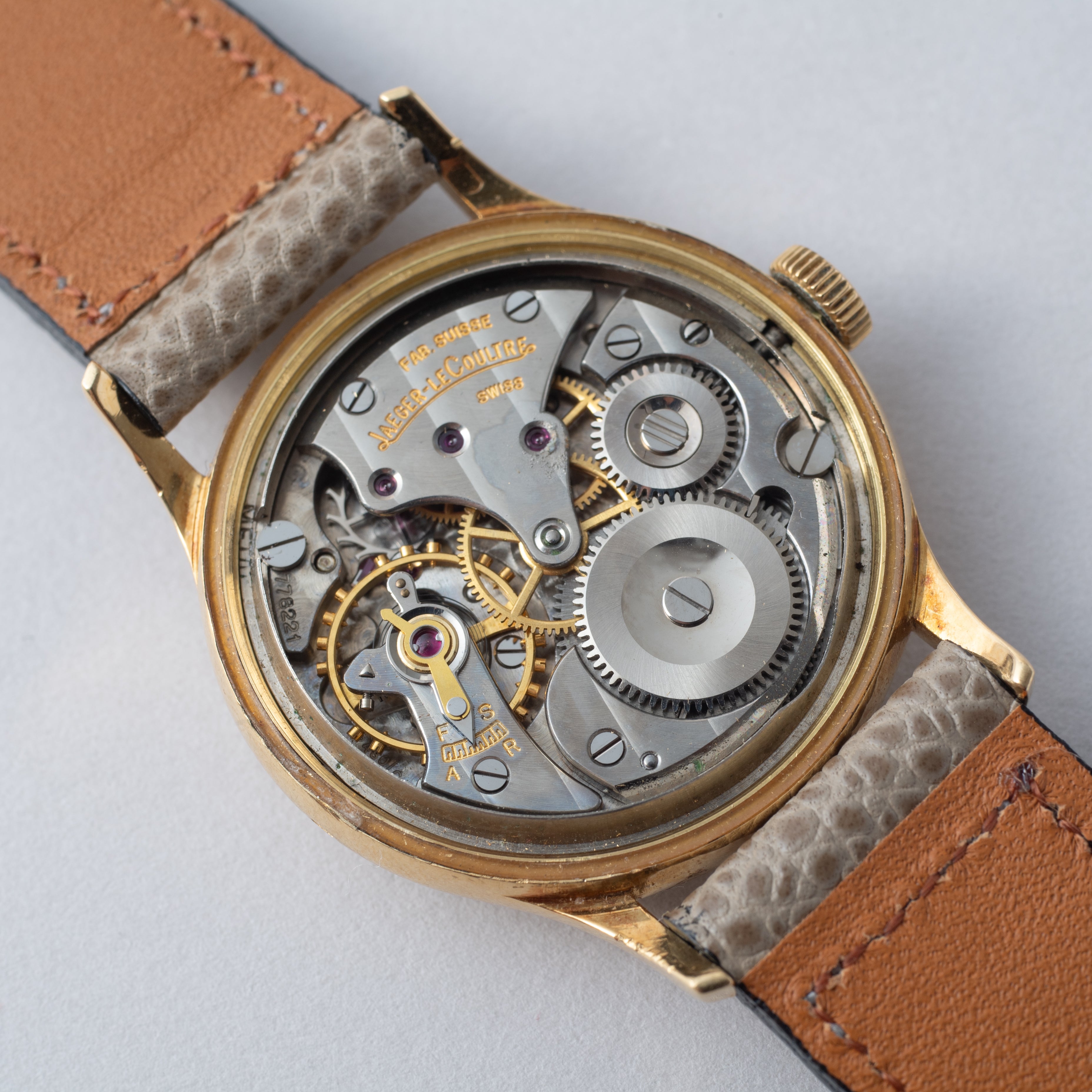 ジャガールクルト 18YG 手巻き スモールセコンド 1950年代