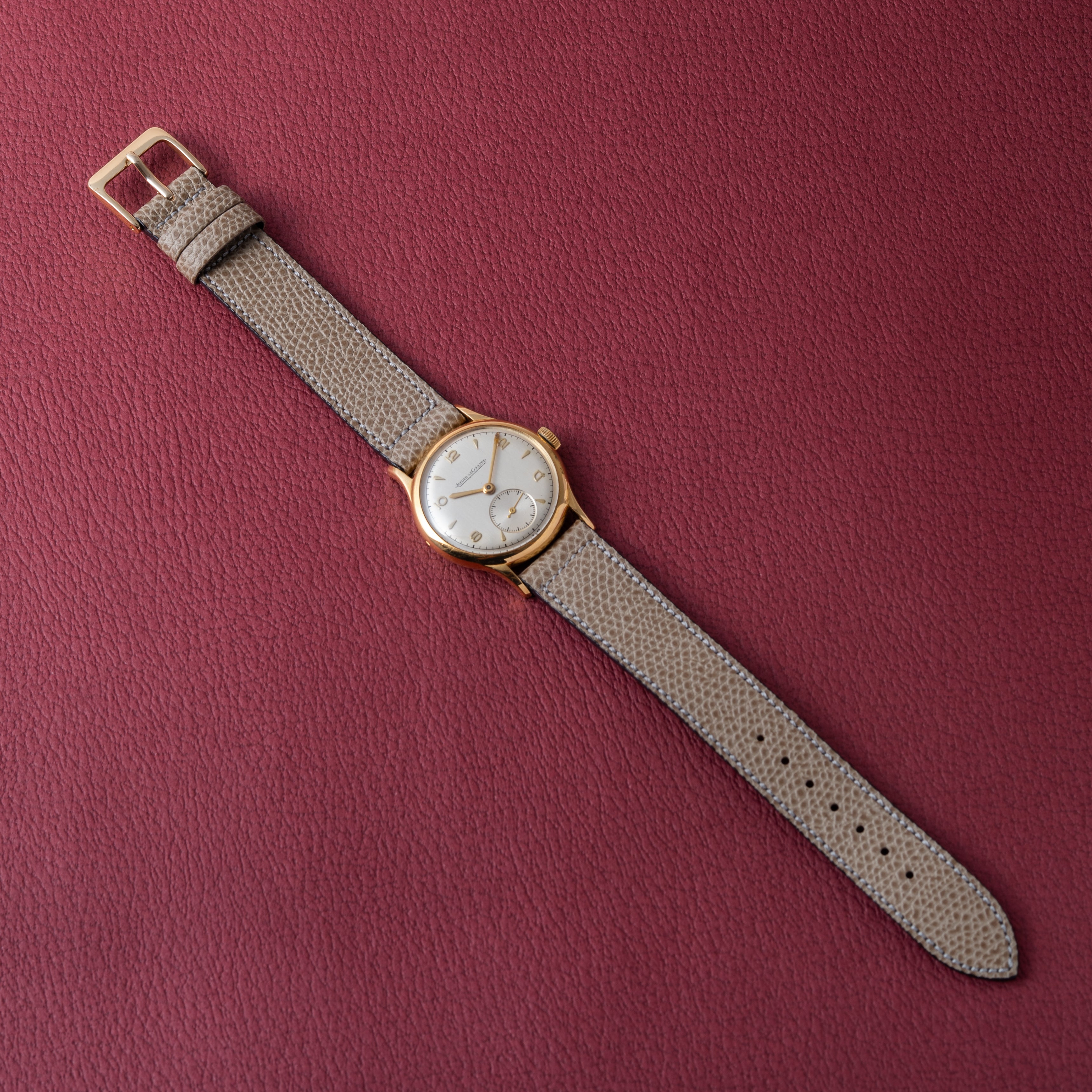 ジャガールクルト 18YG 手巻き スモールセコンド 1950年代