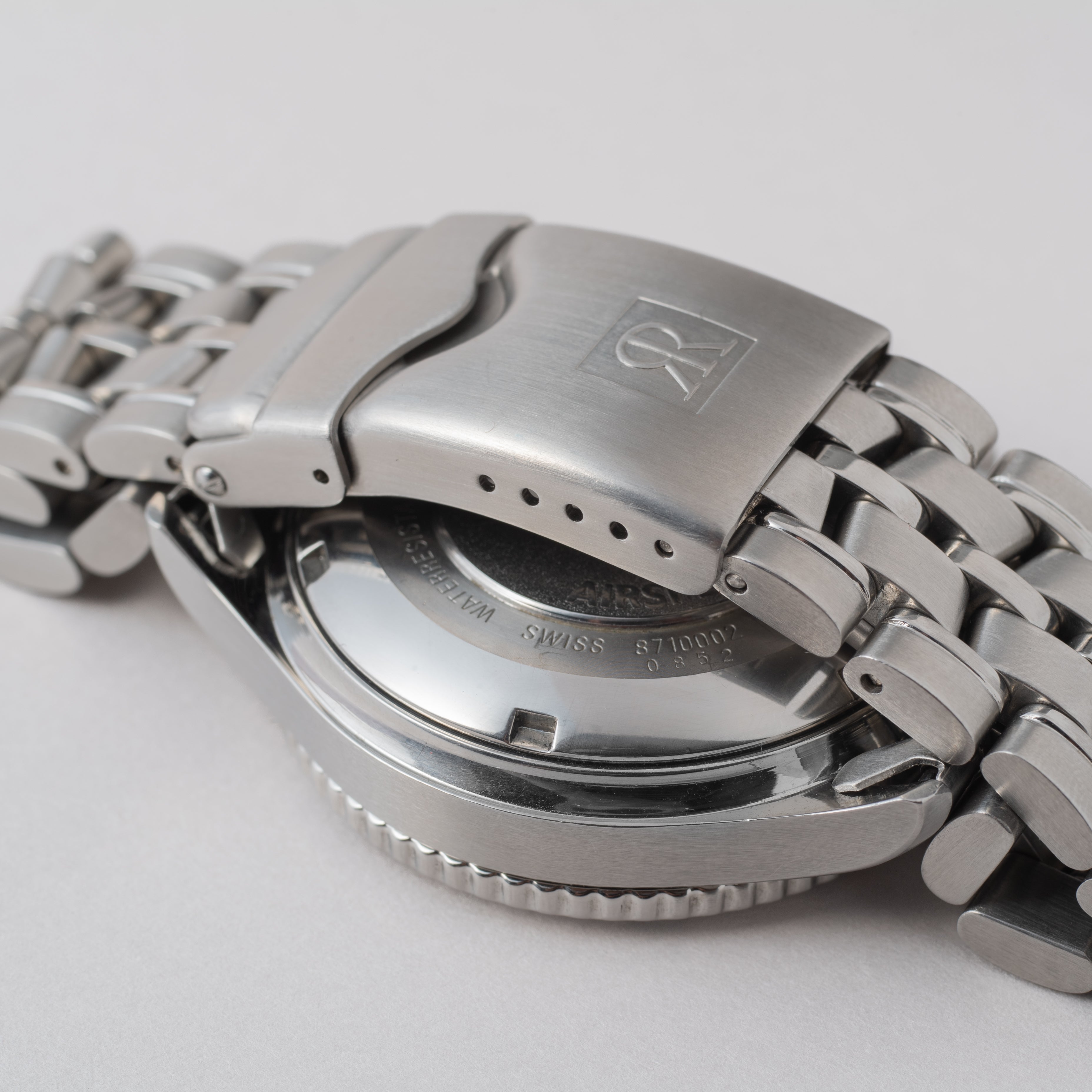 レビュートーメン エアスピード 1990年代製 バルジュー7750 パイロットウオッチ