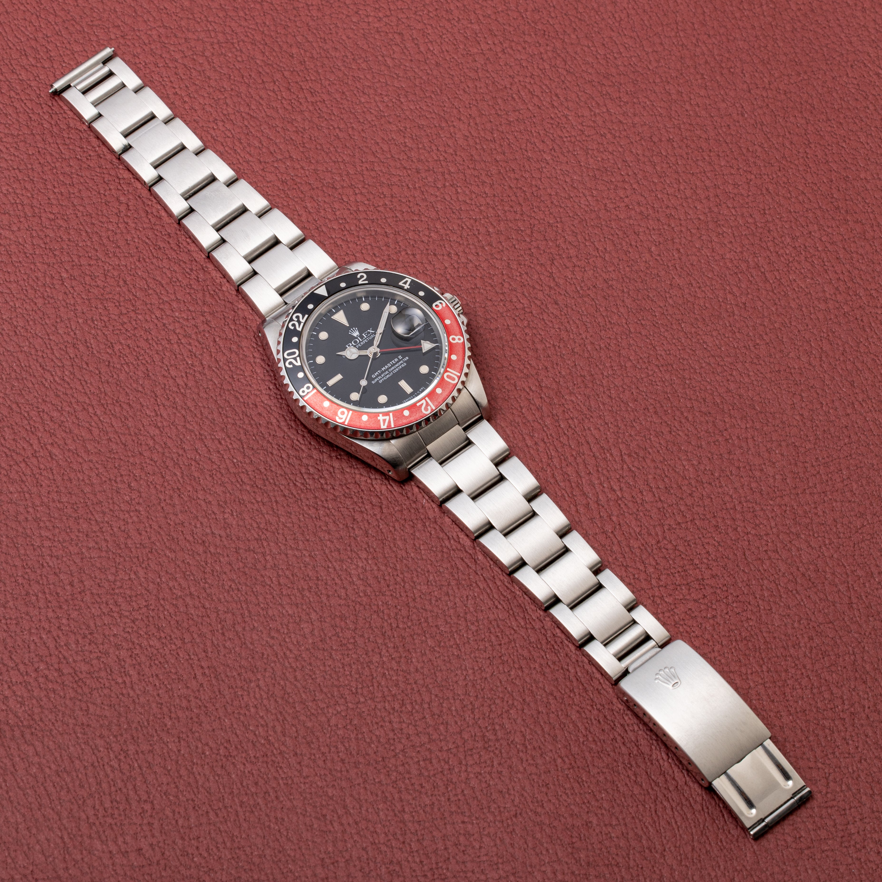 ロレックス GMTマスターⅡ 1990年製/平成2年製 Ref.16710 赤黒ベゼル オイスターブレス