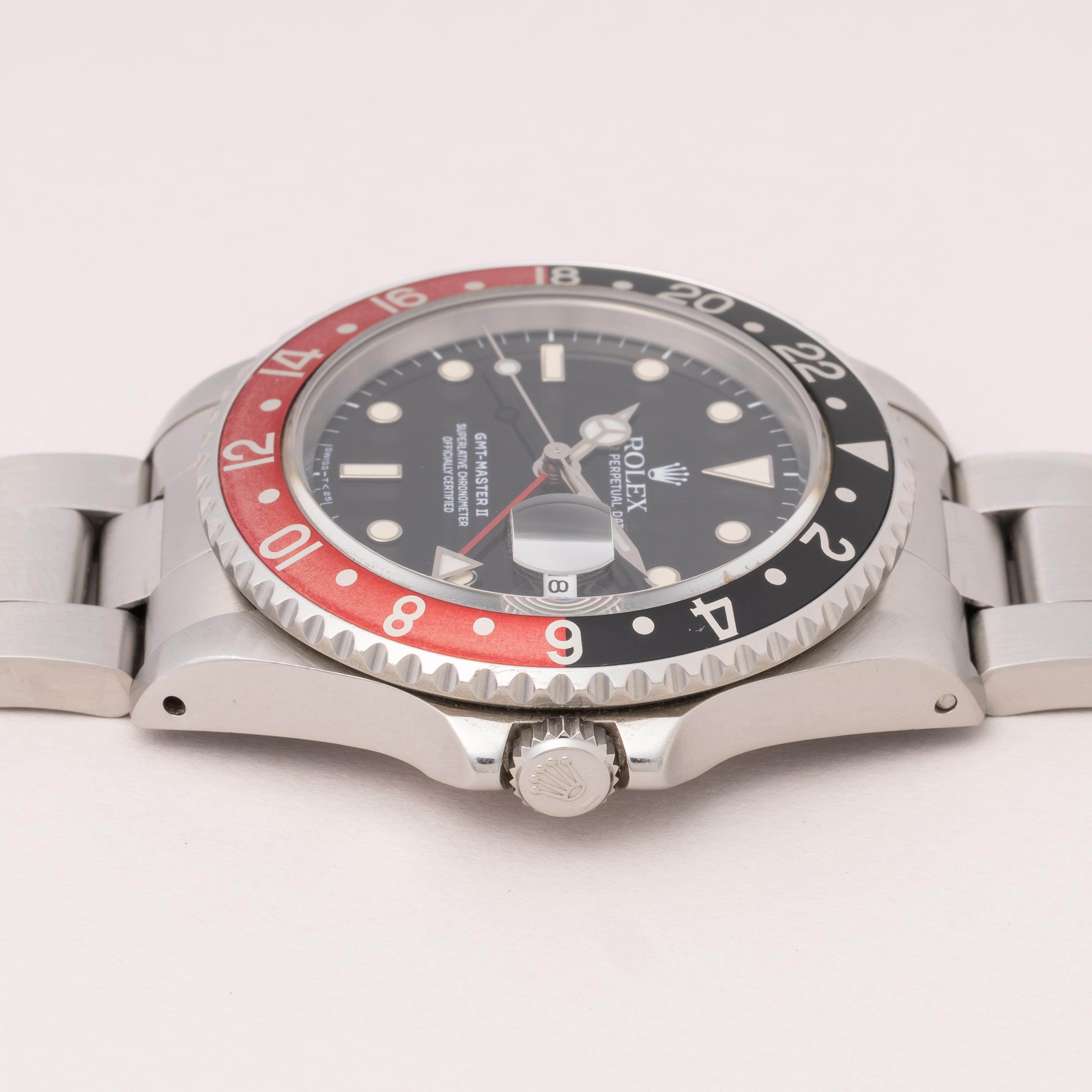 ロレックス GMTマスターⅡ 1990年製/平成2年製 Ref.16710 赤黒ベゼル オイスターブレス