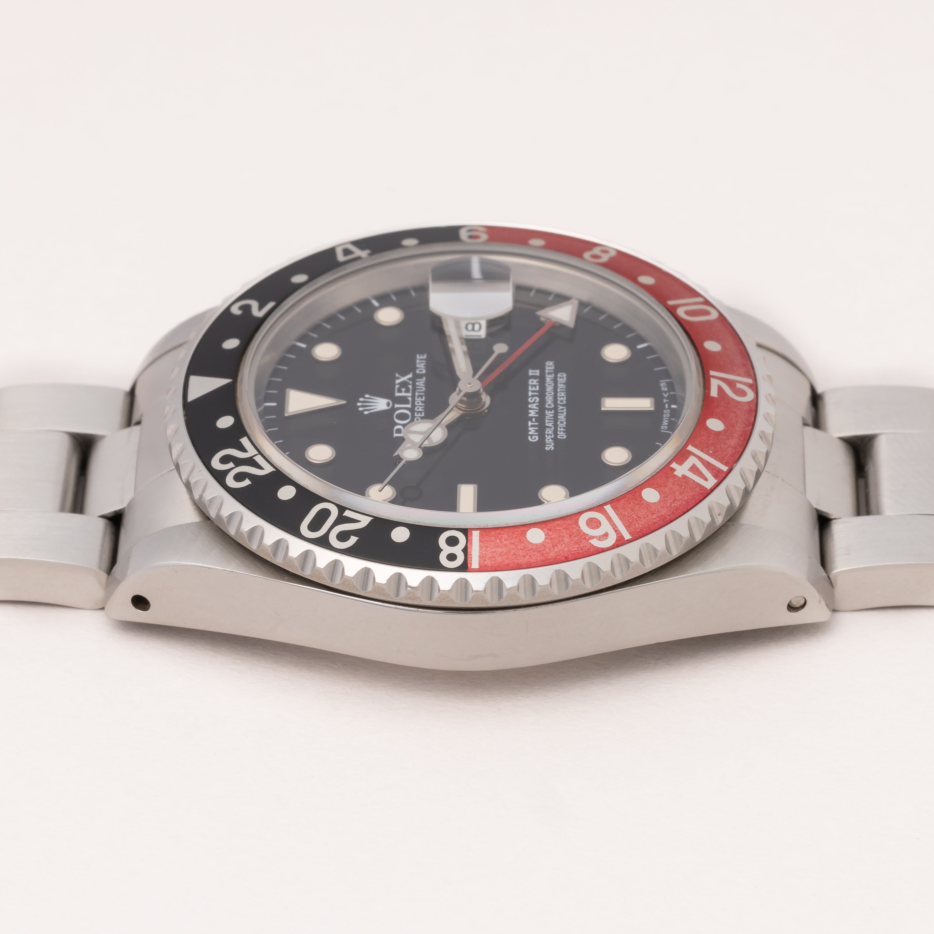 ロレックス GMTマスターⅡ 1990年製/平成2年製 Ref.16710 赤黒ベゼル オイスターブレス
