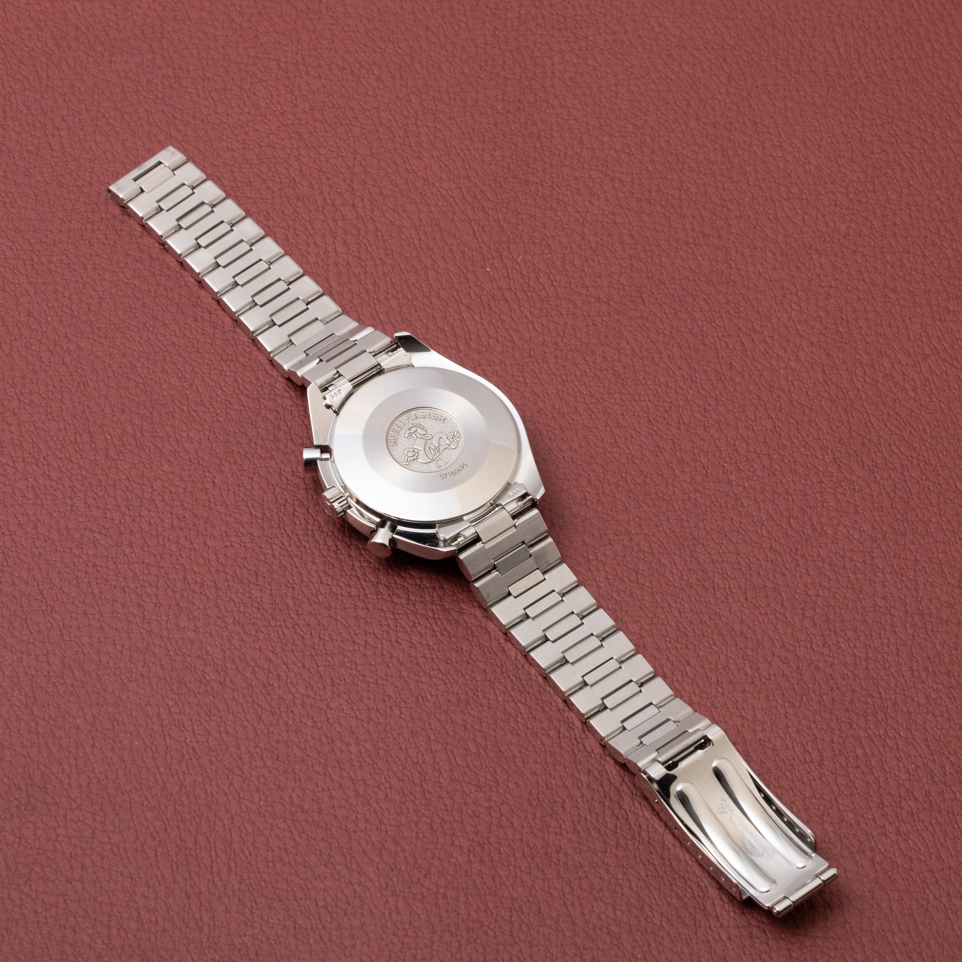 オメガ スピードマスター 1999年製 シューマッハ レッドダイヤル 箱、ギャラ付き