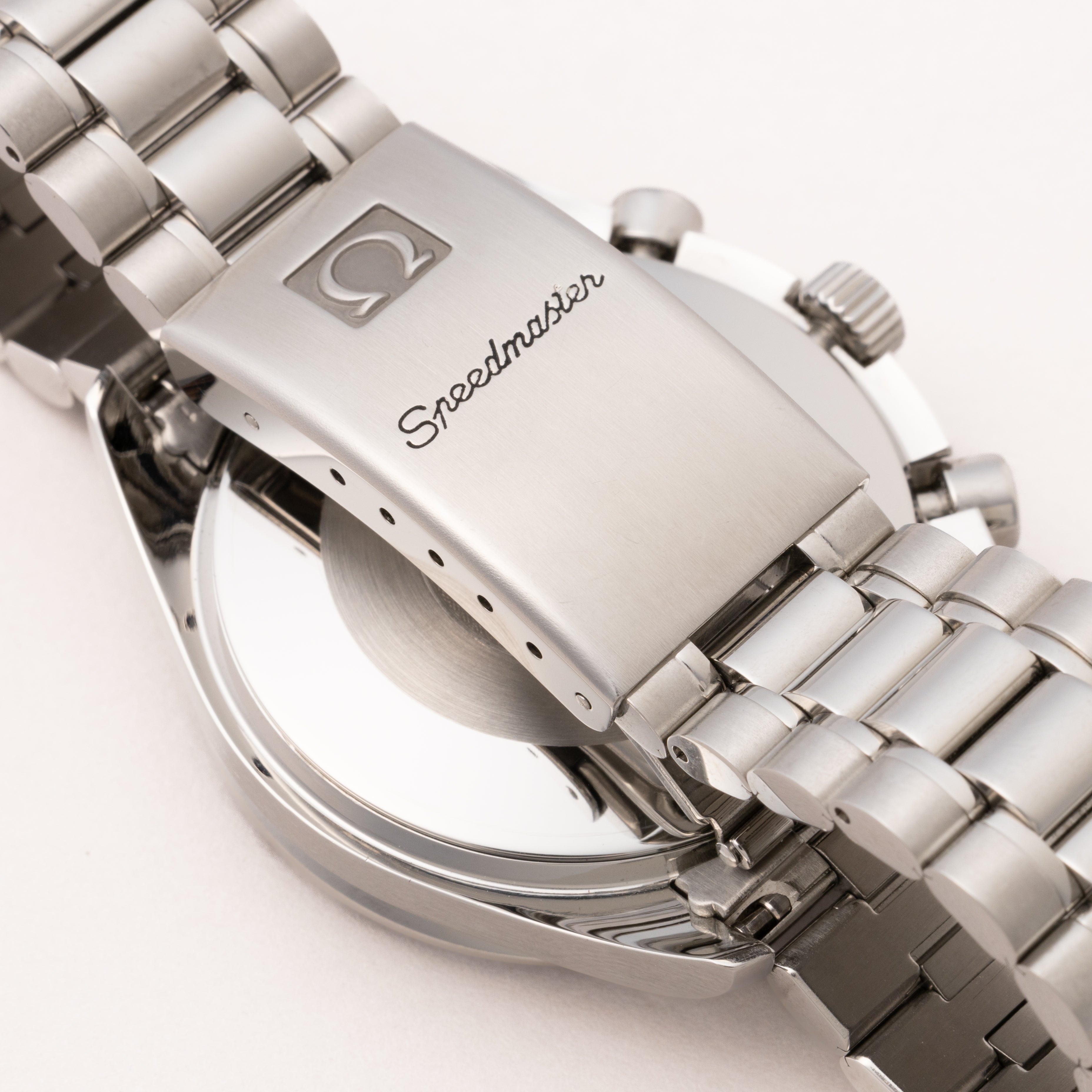 オメガ スピードマスター 1999年製 シューマッハ レッドダイヤル 箱、ギャラ付き