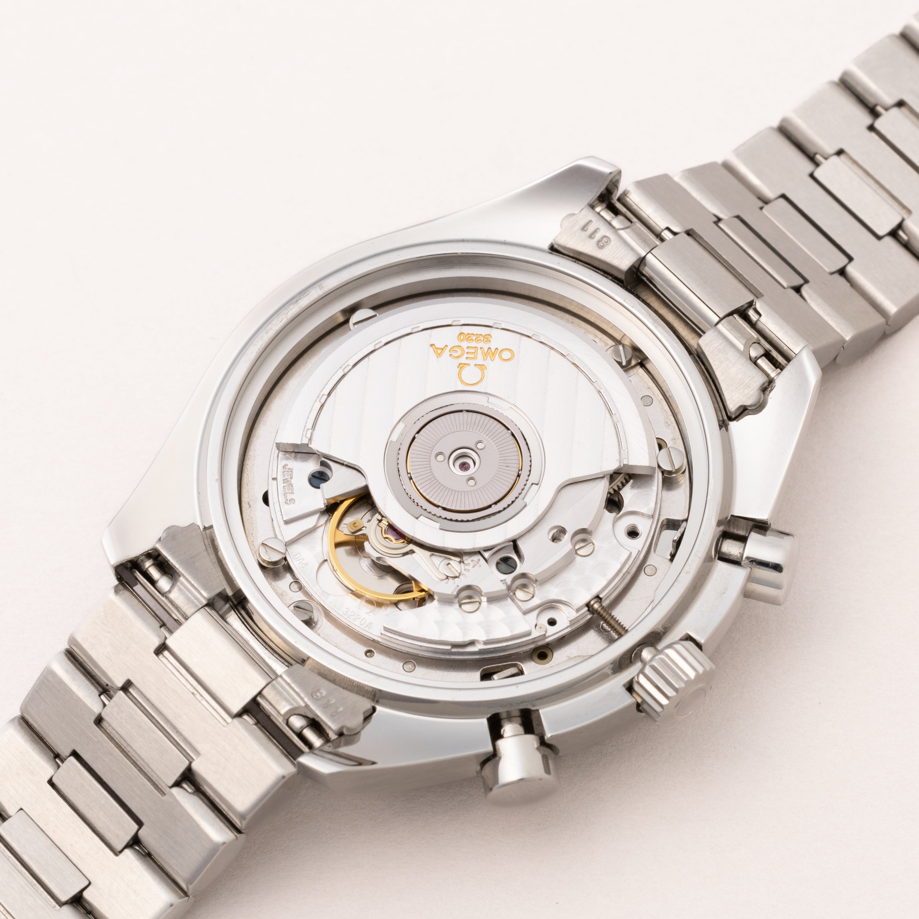 オメガ スピードマスター 1999年製 シューマッハ レッドダイヤル 箱、ギャラ付き