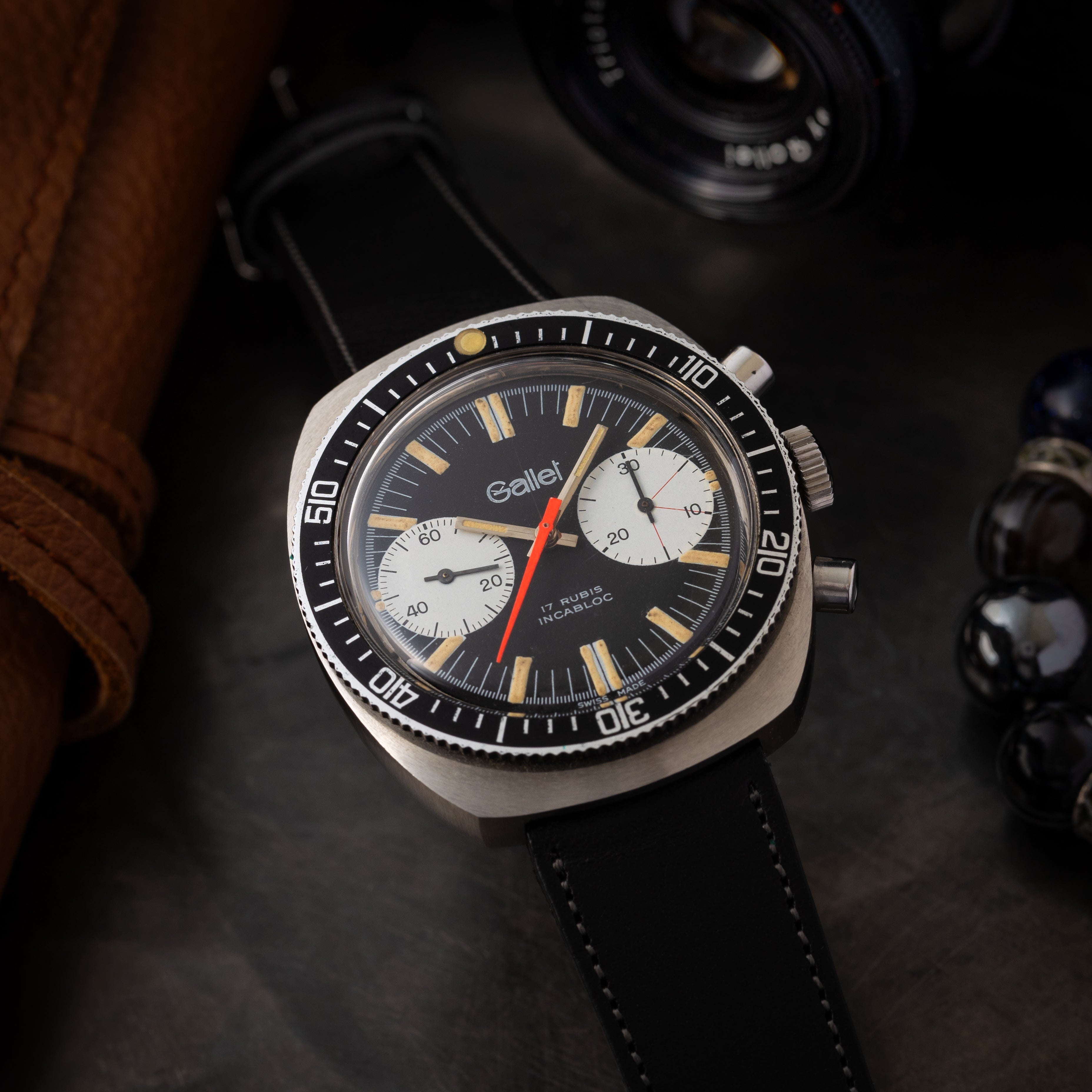 ギャレット ミリタリークロノグラフ フランス外人部隊 1960年代後半~70年代前半製