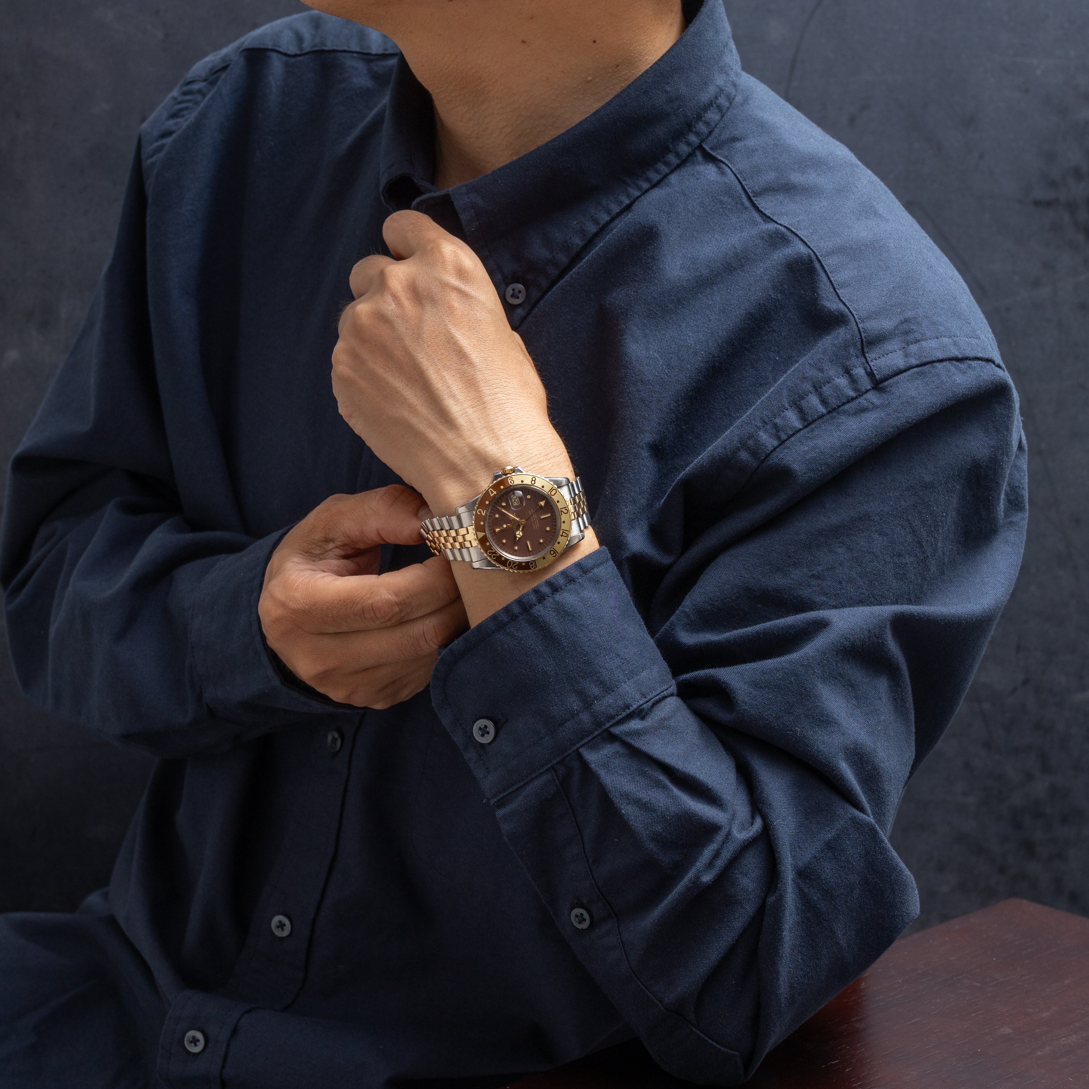 ロレックス GMTマスター 1971年製 茶ツボ Ref.1675 オリジナルマットダイヤル