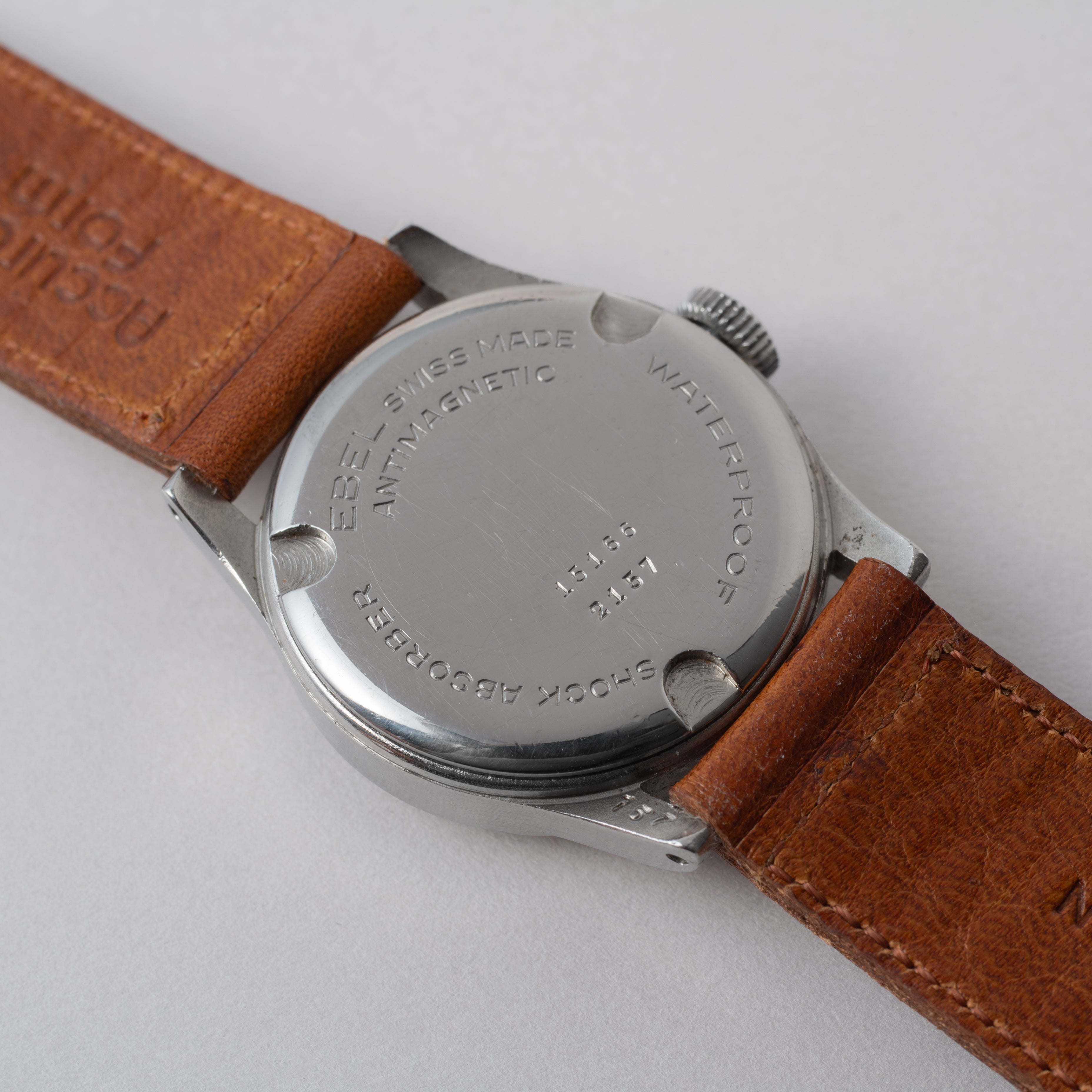 エベル 手巻き トレタケ ブラックギルトダイヤル ステップベゼル 1940年代