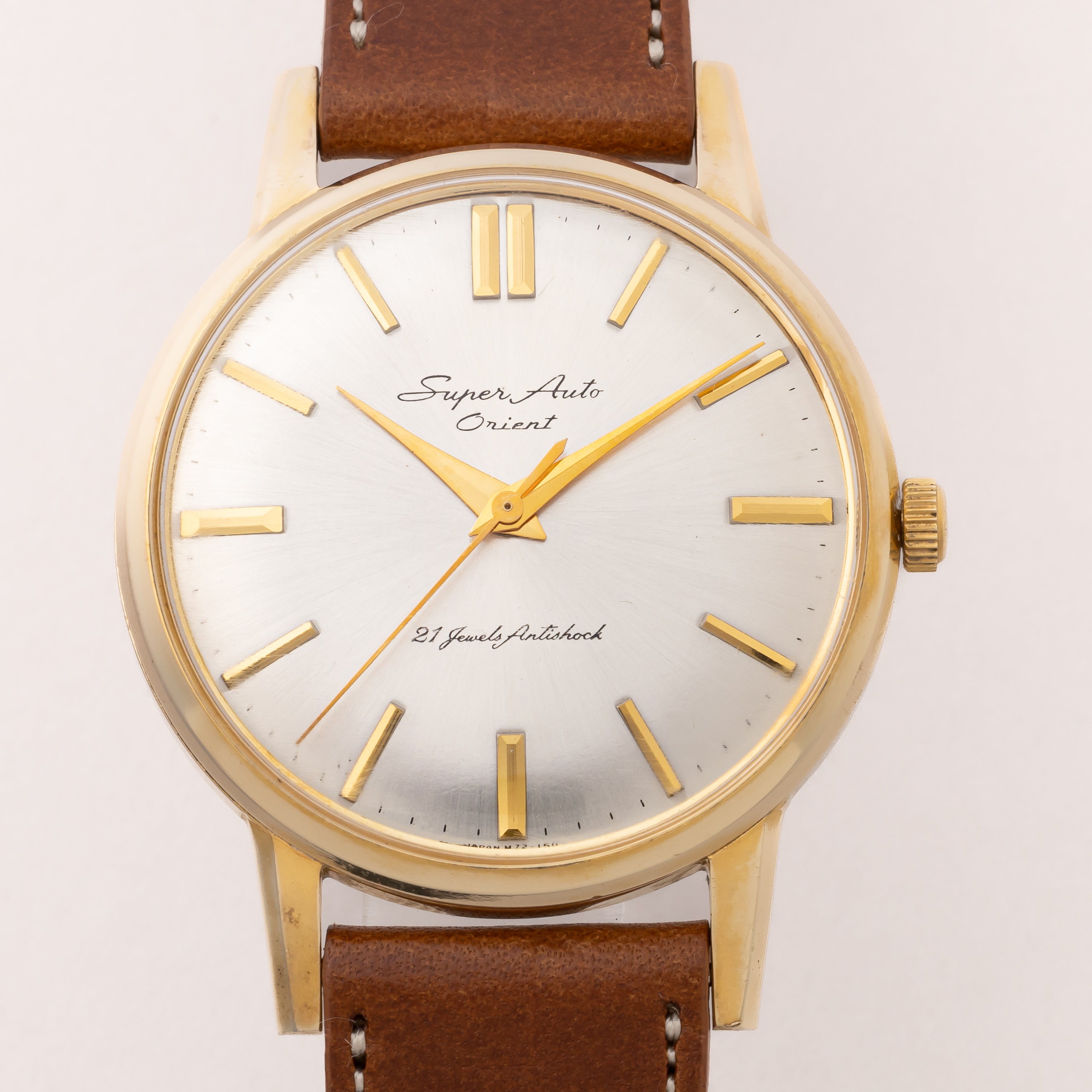 オリエント スーパーオート 自動巻き 金張り 未使用品 1960年代