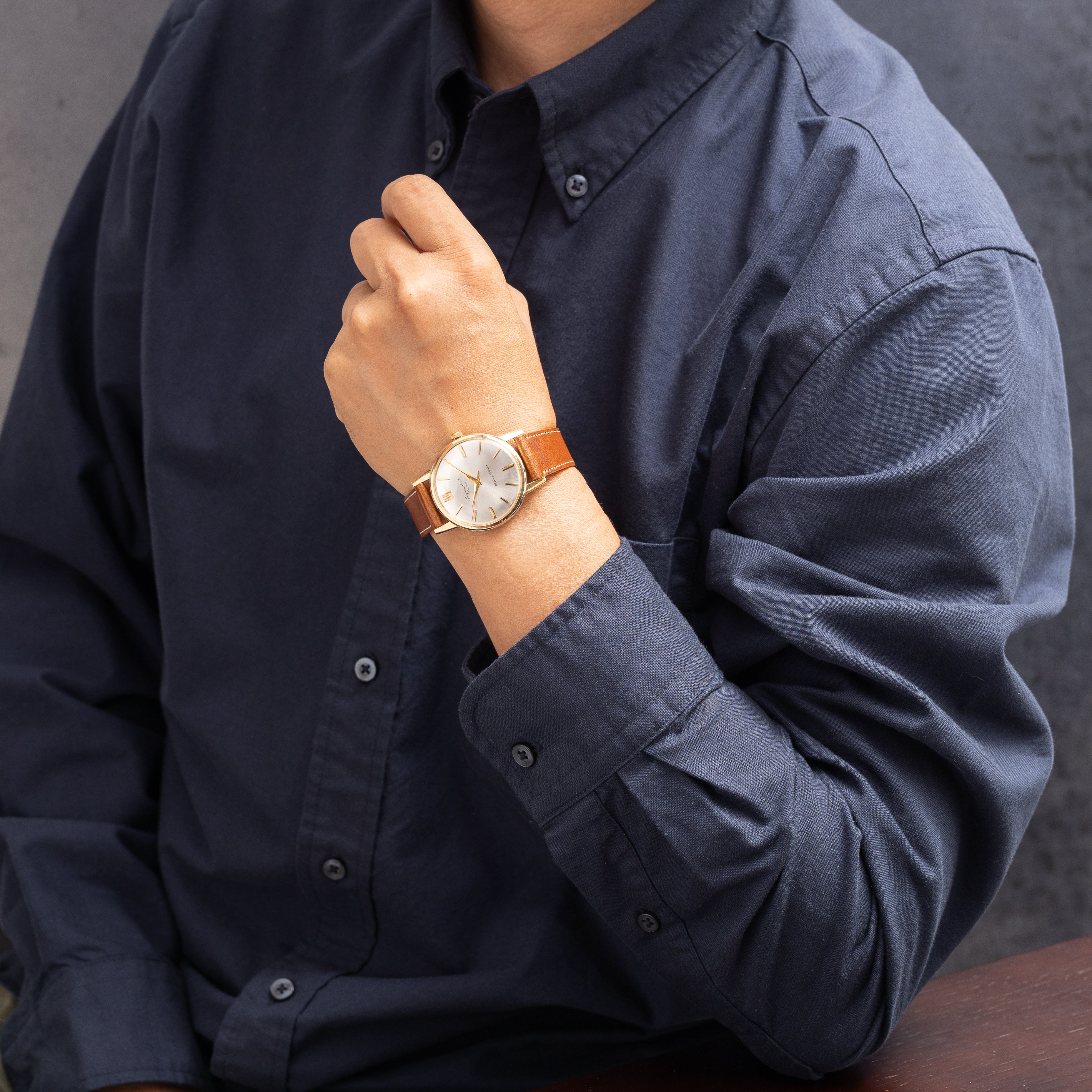 オリエント スーパーオート 自動巻き 金張り 未使用品 1960年代