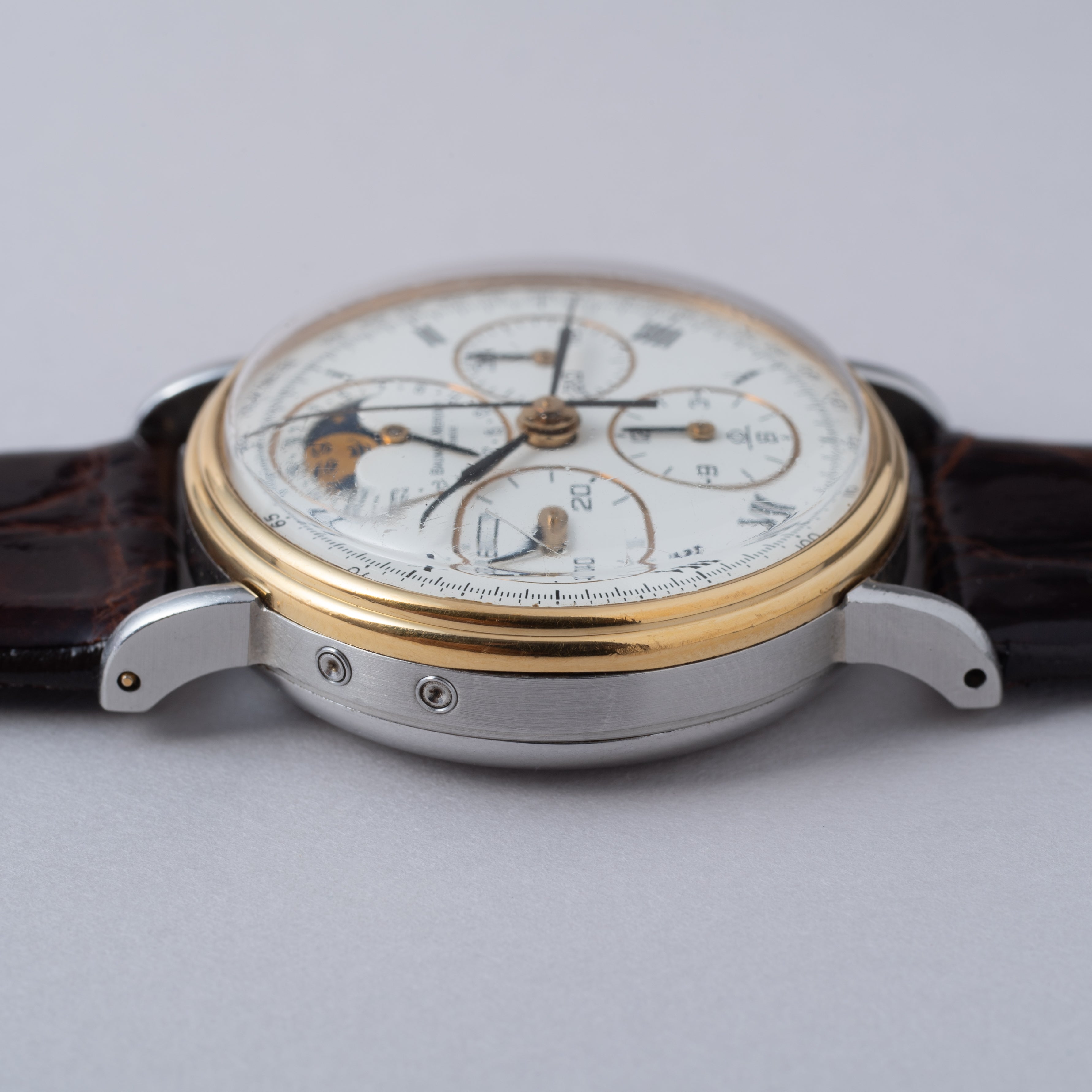 ボーム&メルシエ カレンダームーンフェイズクロノグラフ コンビ 1990年代製