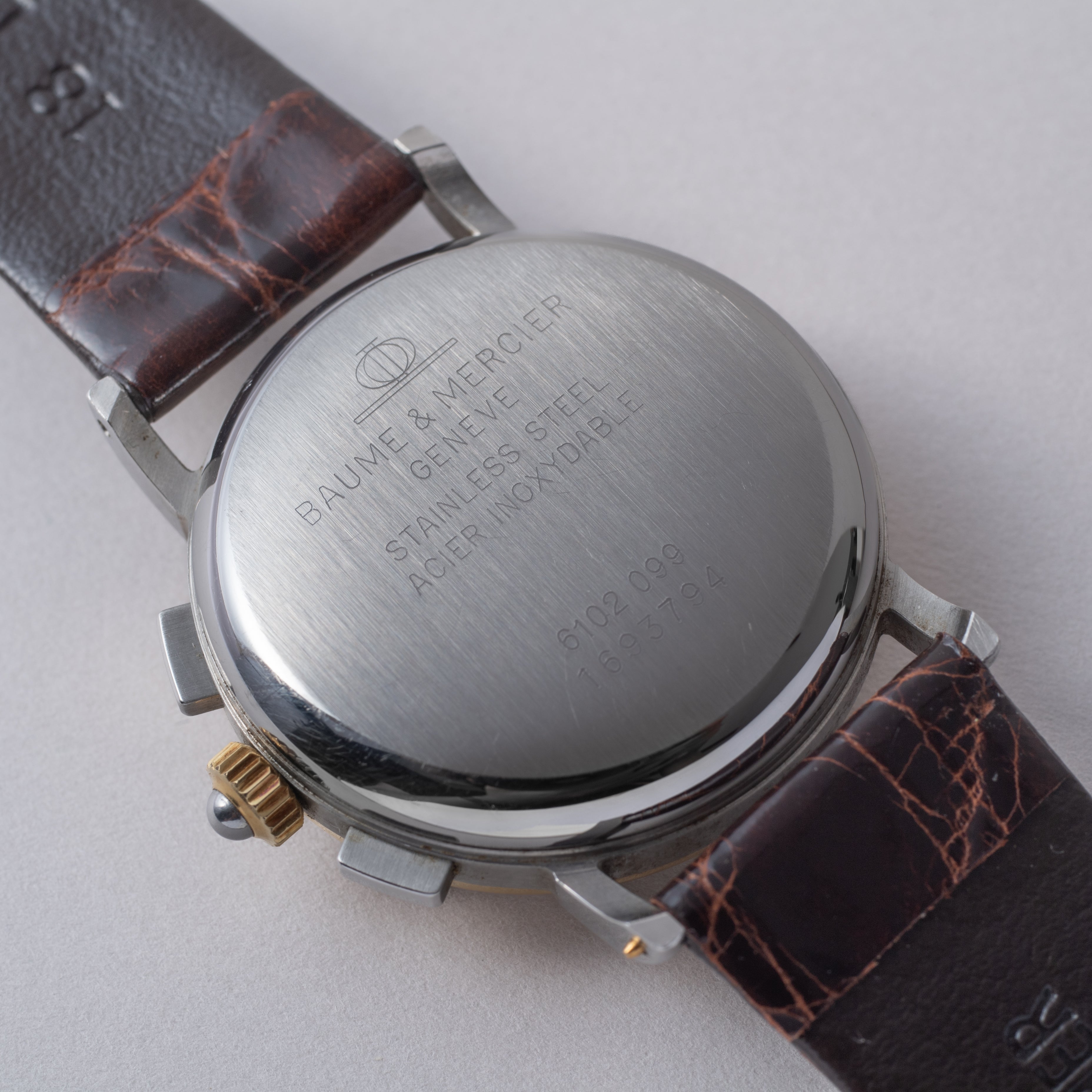 ボーム&メルシエ カレンダームーンフェイズクロノグラフ コンビ 1990年代製