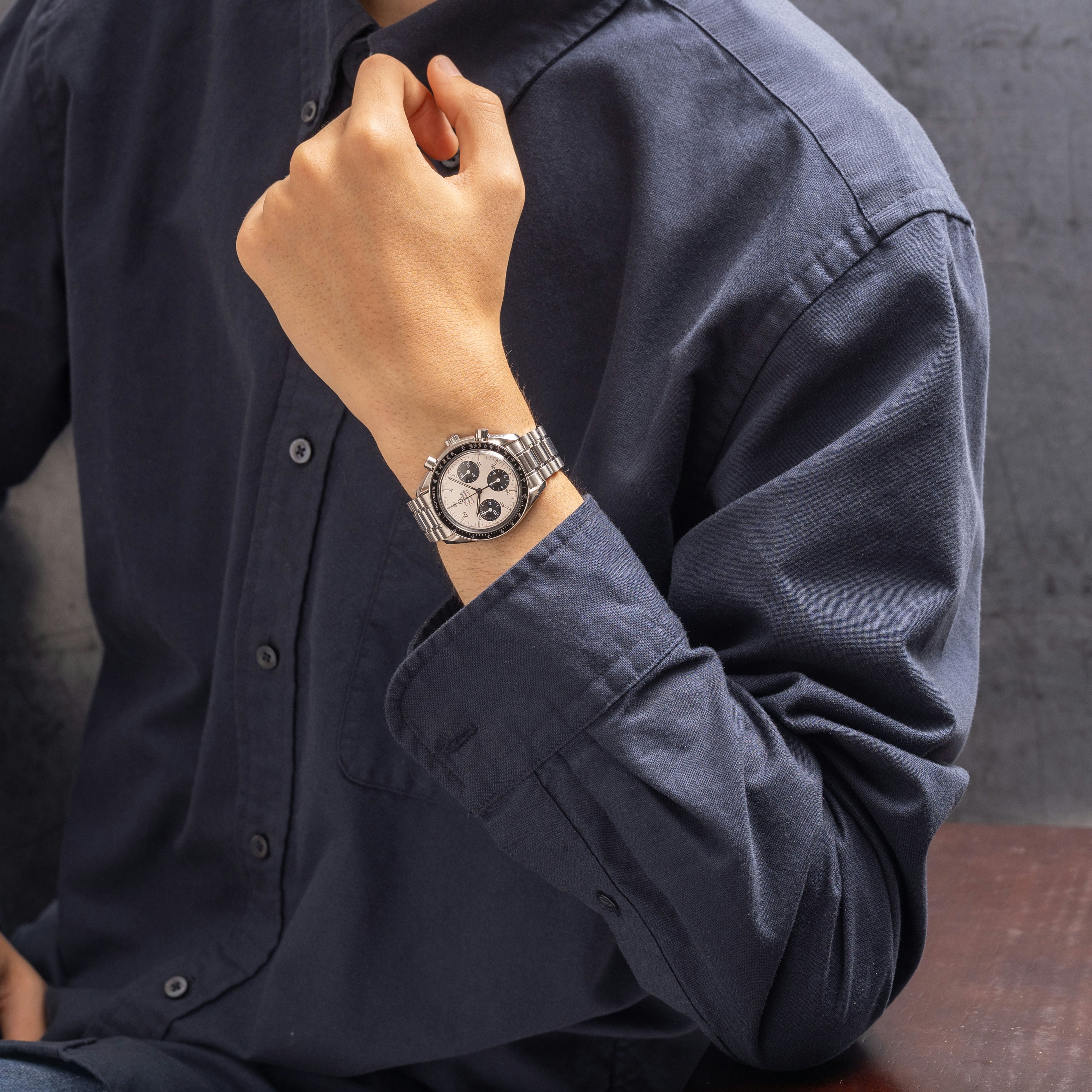 オメガ スピードマスター 限定パンダダイヤル 1998年製 オートマチック