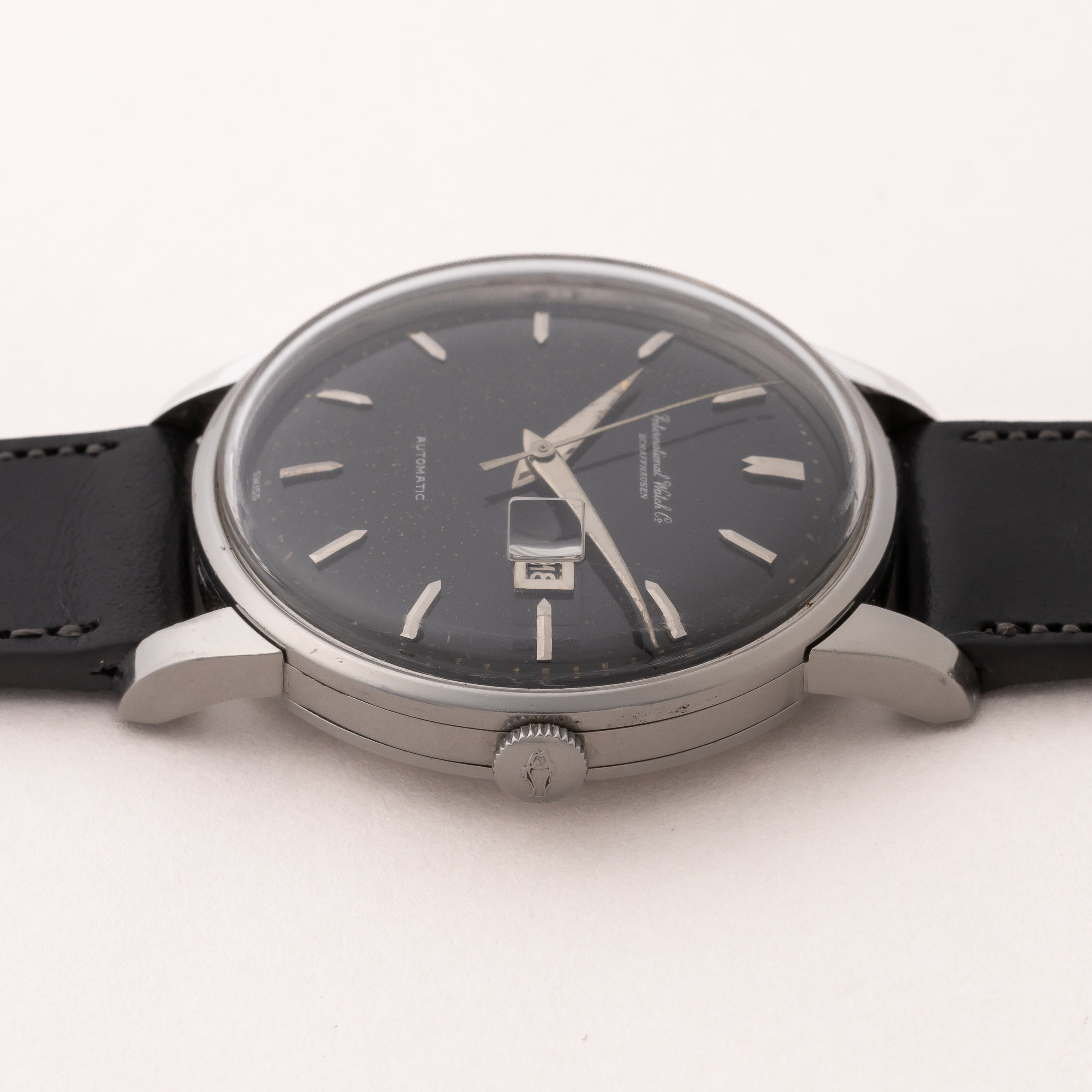 IWC 寄り目 1963年製 ブラックミラーダイヤル 自動巻き