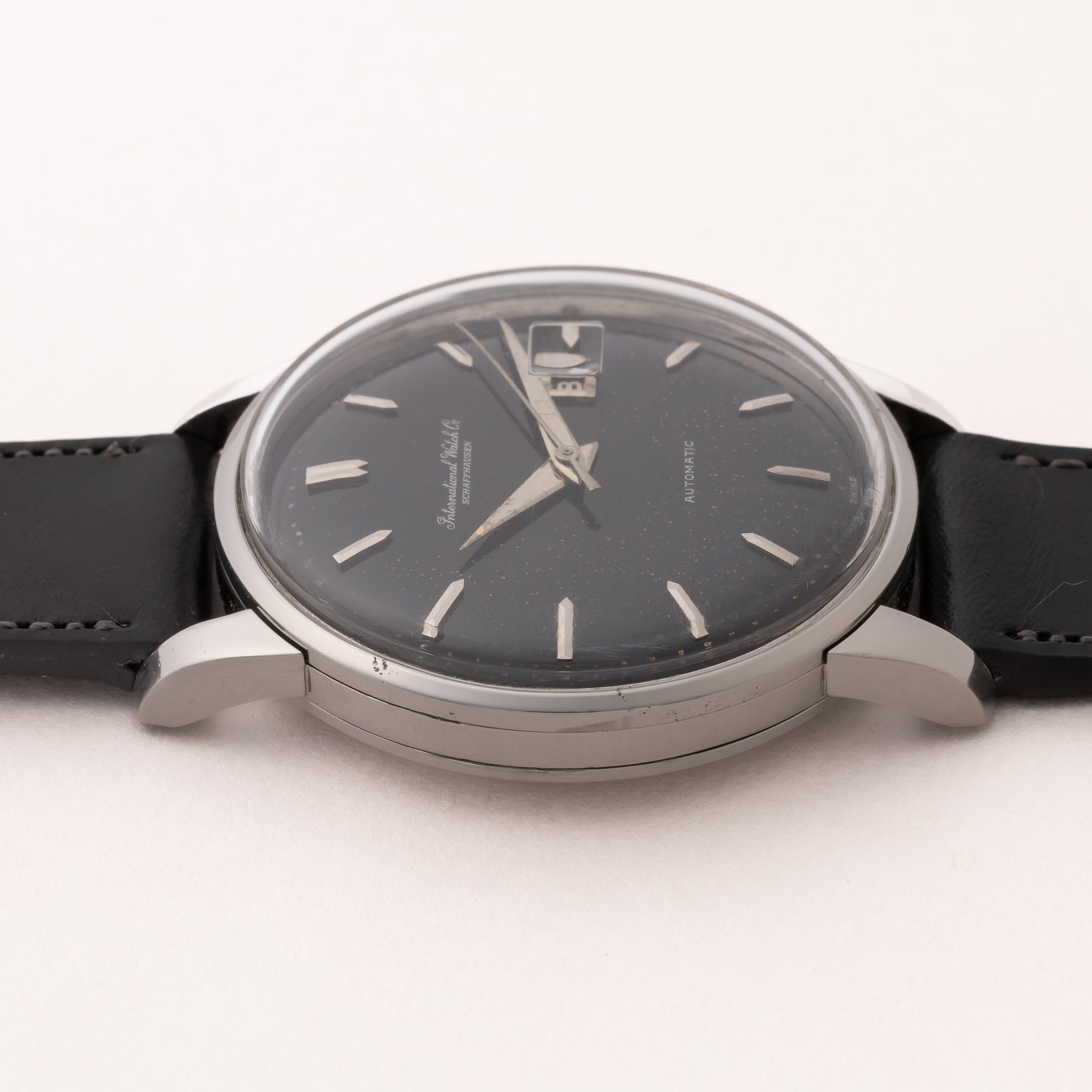 IWC 寄り目 1963年製 ブラックミラーダイヤル 自動巻き
