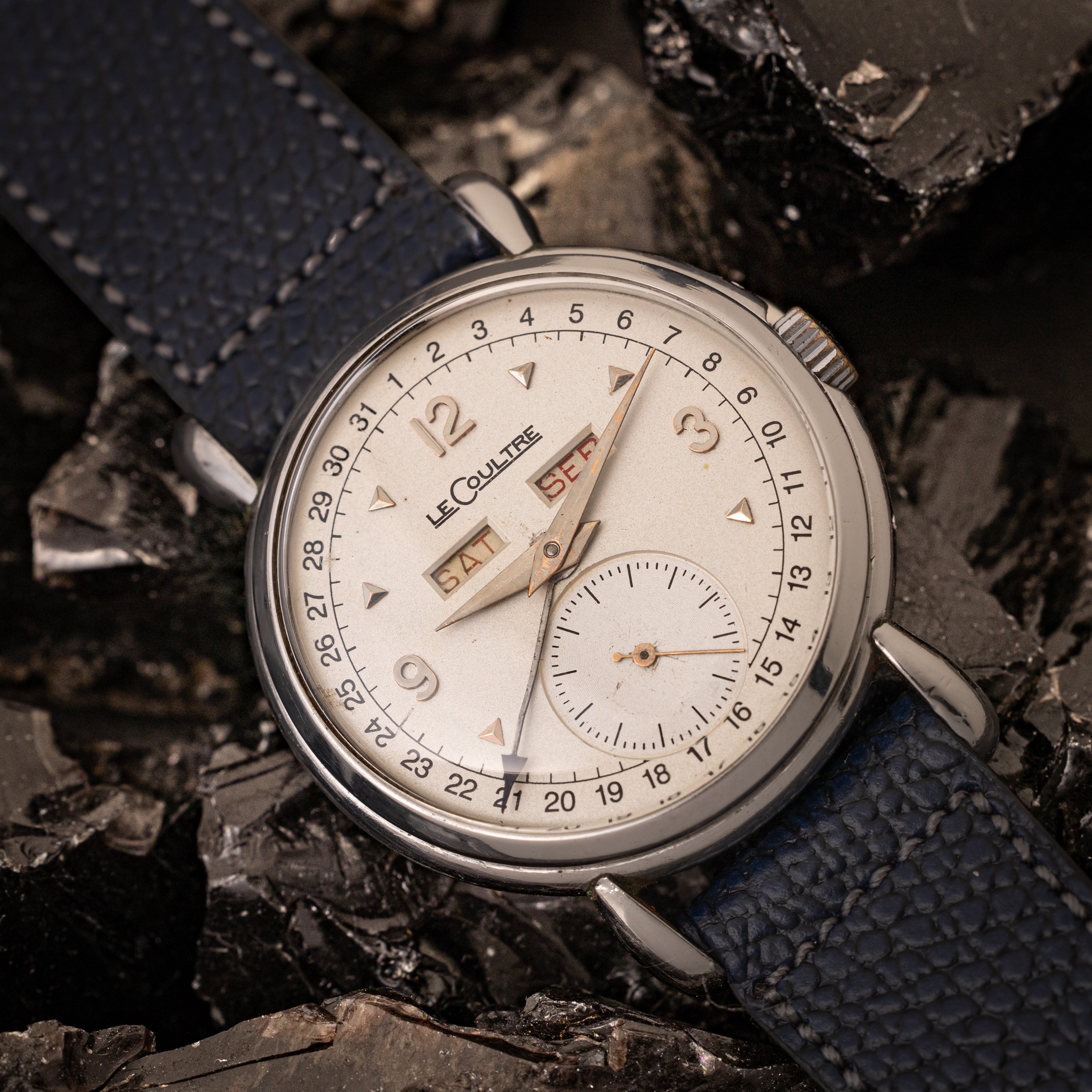 ルクルト トリプルカレンダー Cal.P484/1A 1950年代製 手巻き式