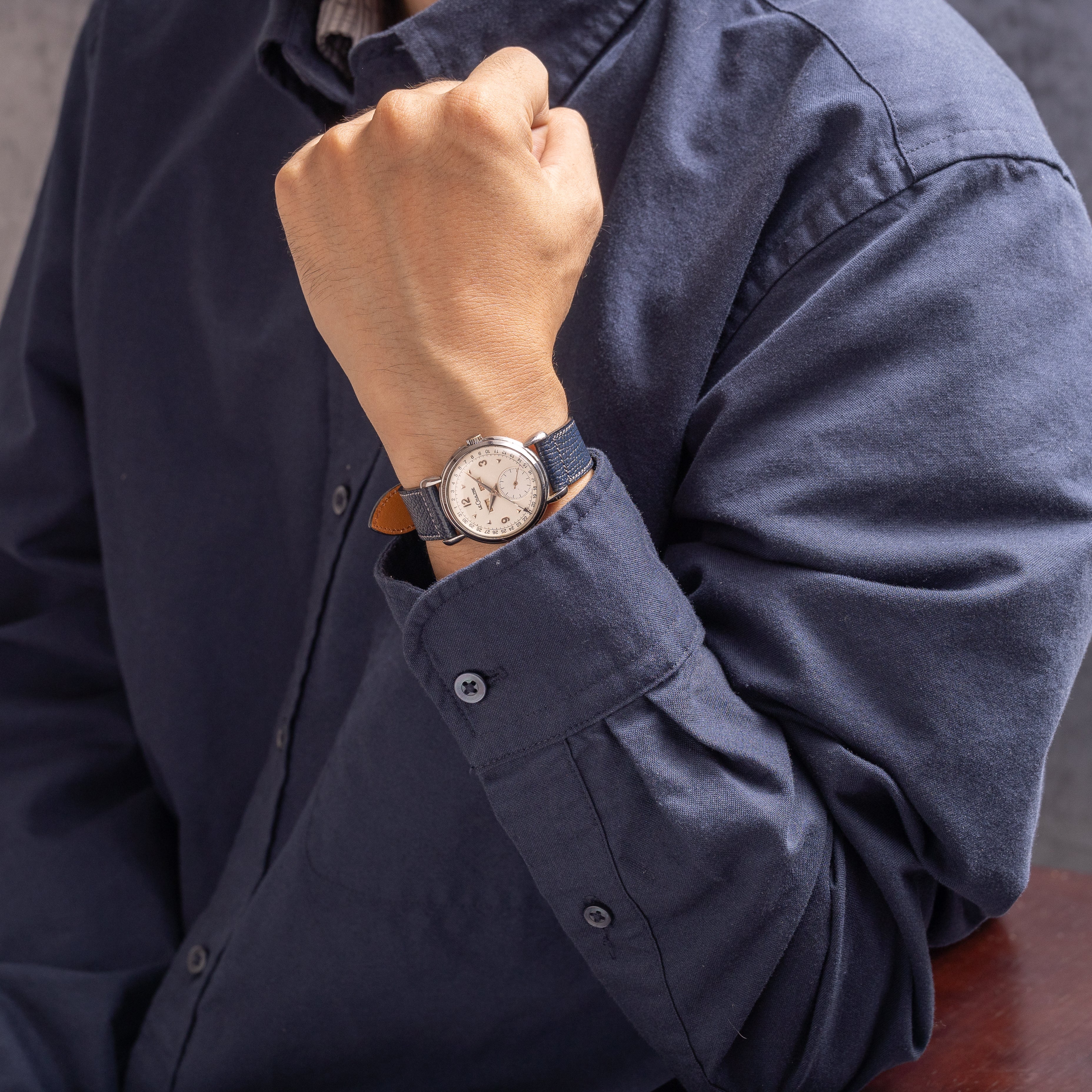 ルクルト トリプルカレンダー Cal.P484/1A 1950年代製 手巻き式