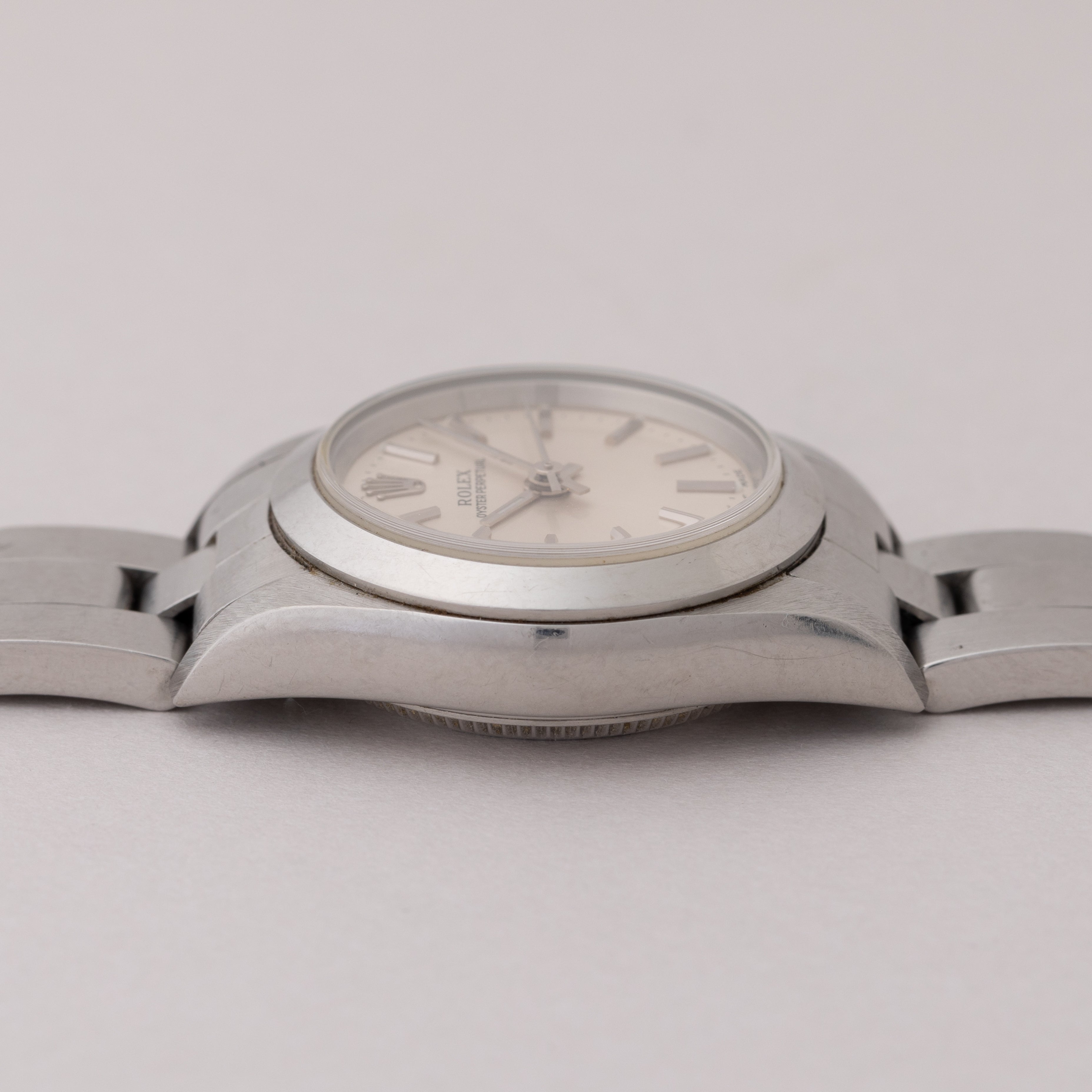 ロレックス レディース 2001年製 オイスターパーペチュアル Ref.76080 シルバーダイヤル