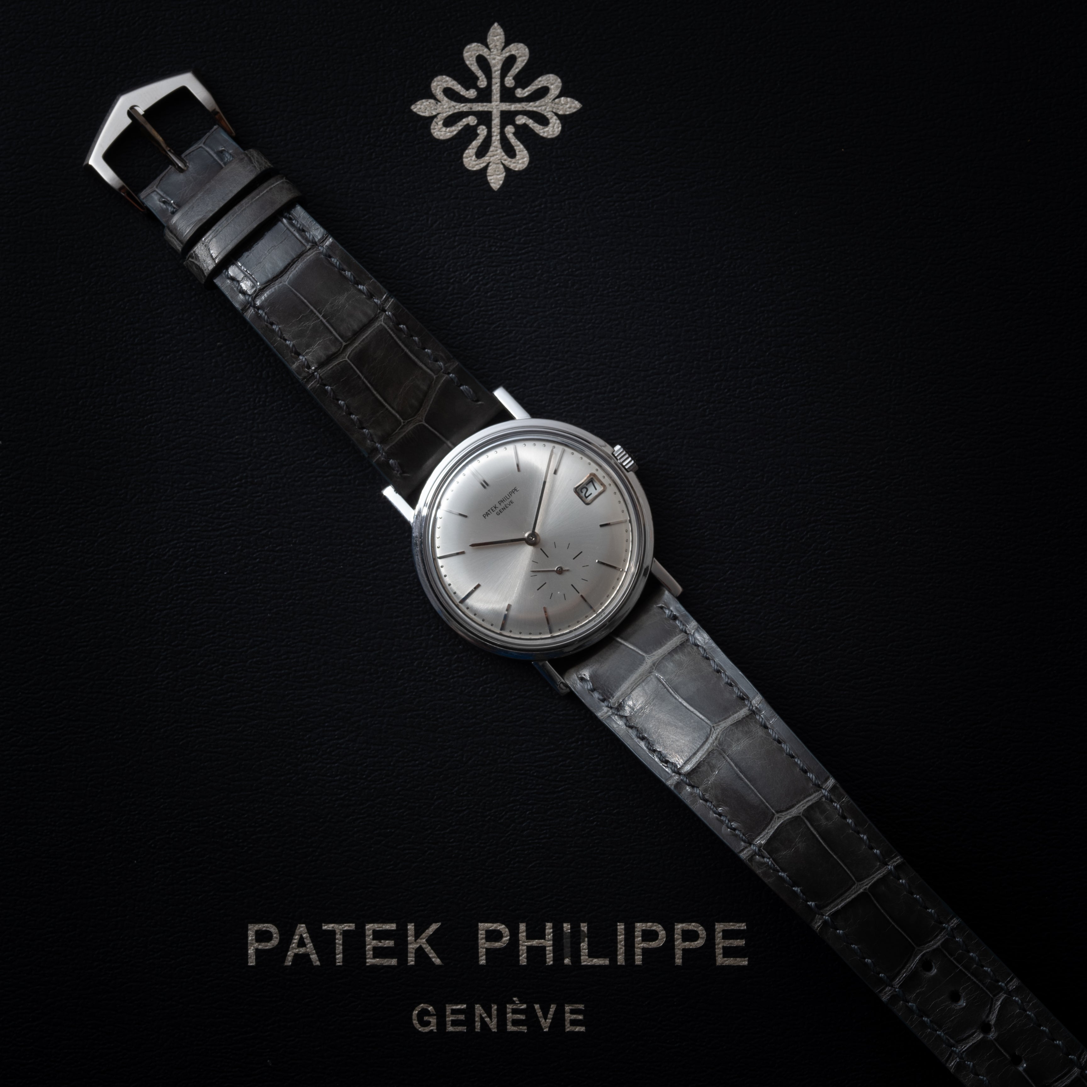 パテックフィリップ カラトラバ 1975年製 Ref.3445 Cal.27-460M 純正尾錠 18KWG