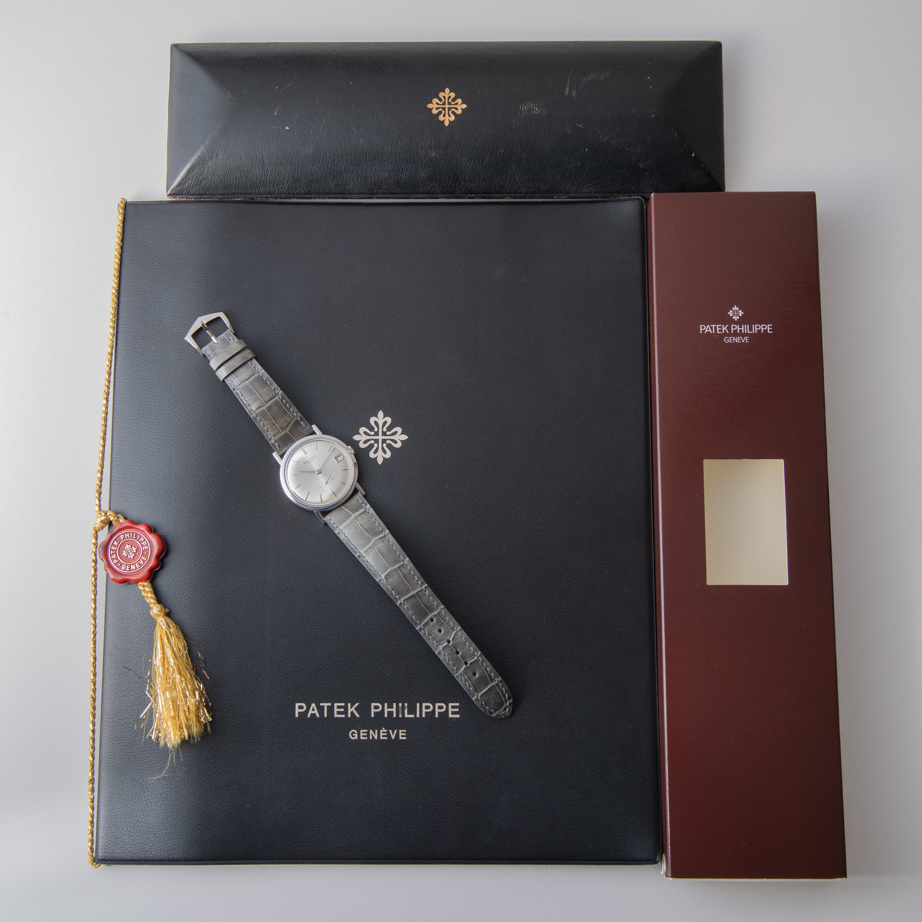 パテックフィリップ カラトラバ 1975年製 Ref.3445 Cal.27-460M 純正尾錠 18KWG