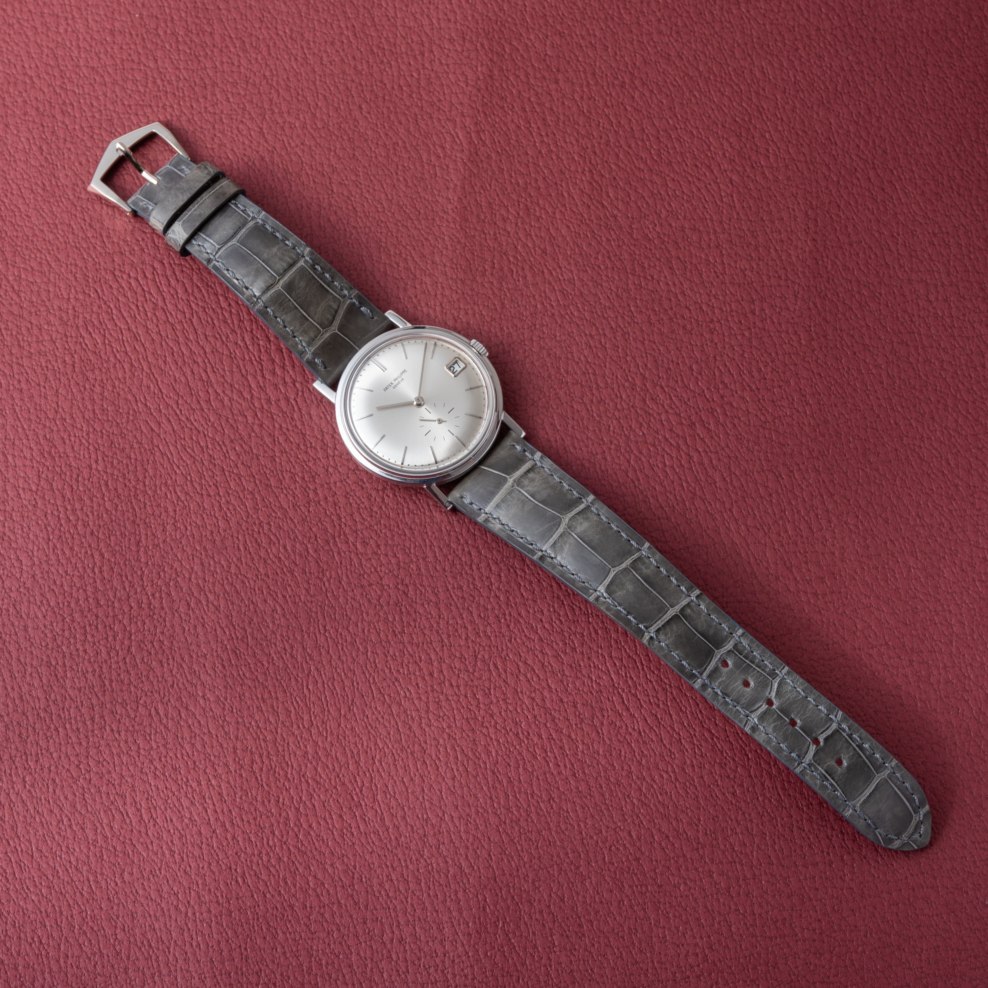 パテックフィリップ カラトラバ 1975年製 Ref.3445 Cal.27-460M 純正尾錠 18KWG