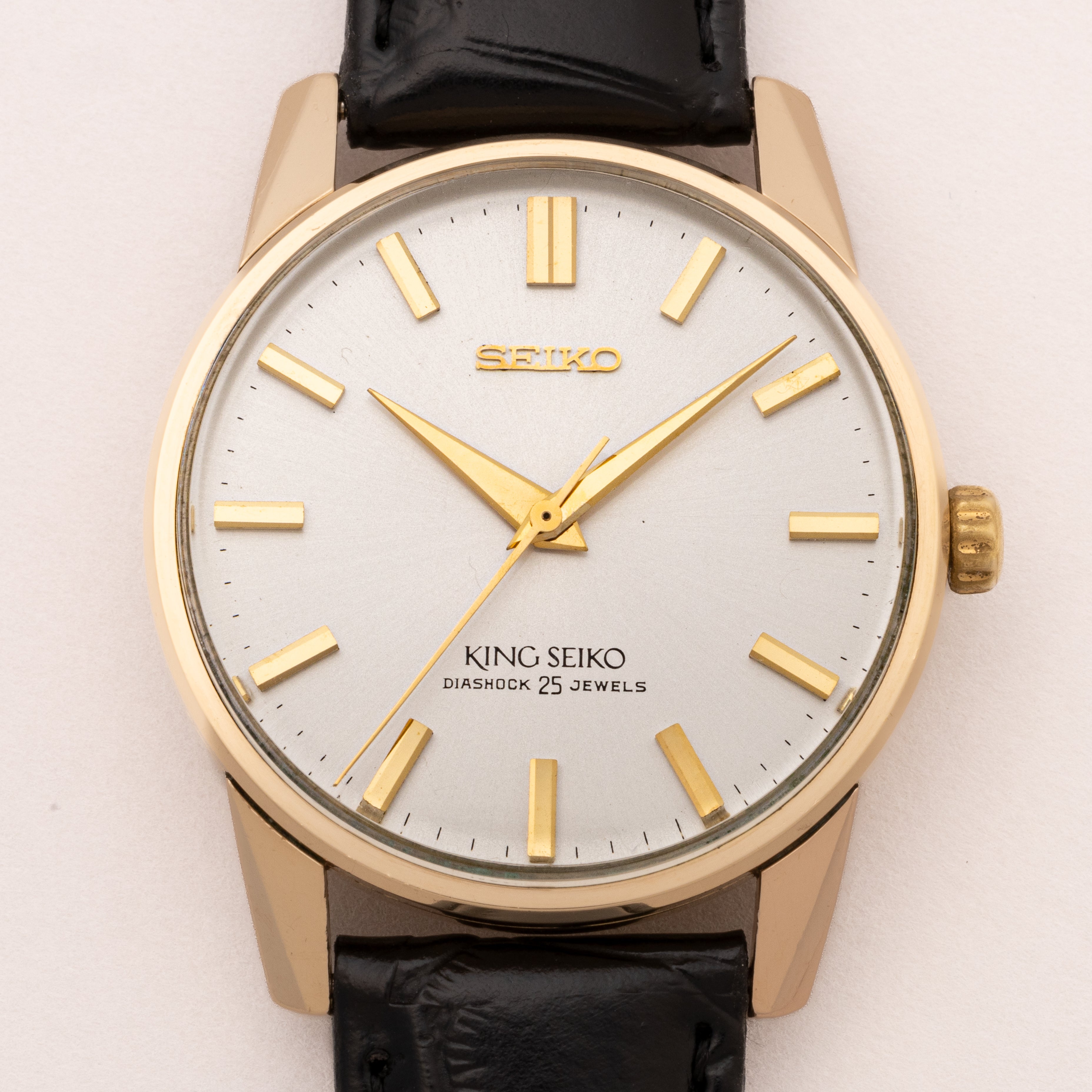 キングセイコー 44KS 手巻き 1967年製 AGF 金張り 楯メダリオン