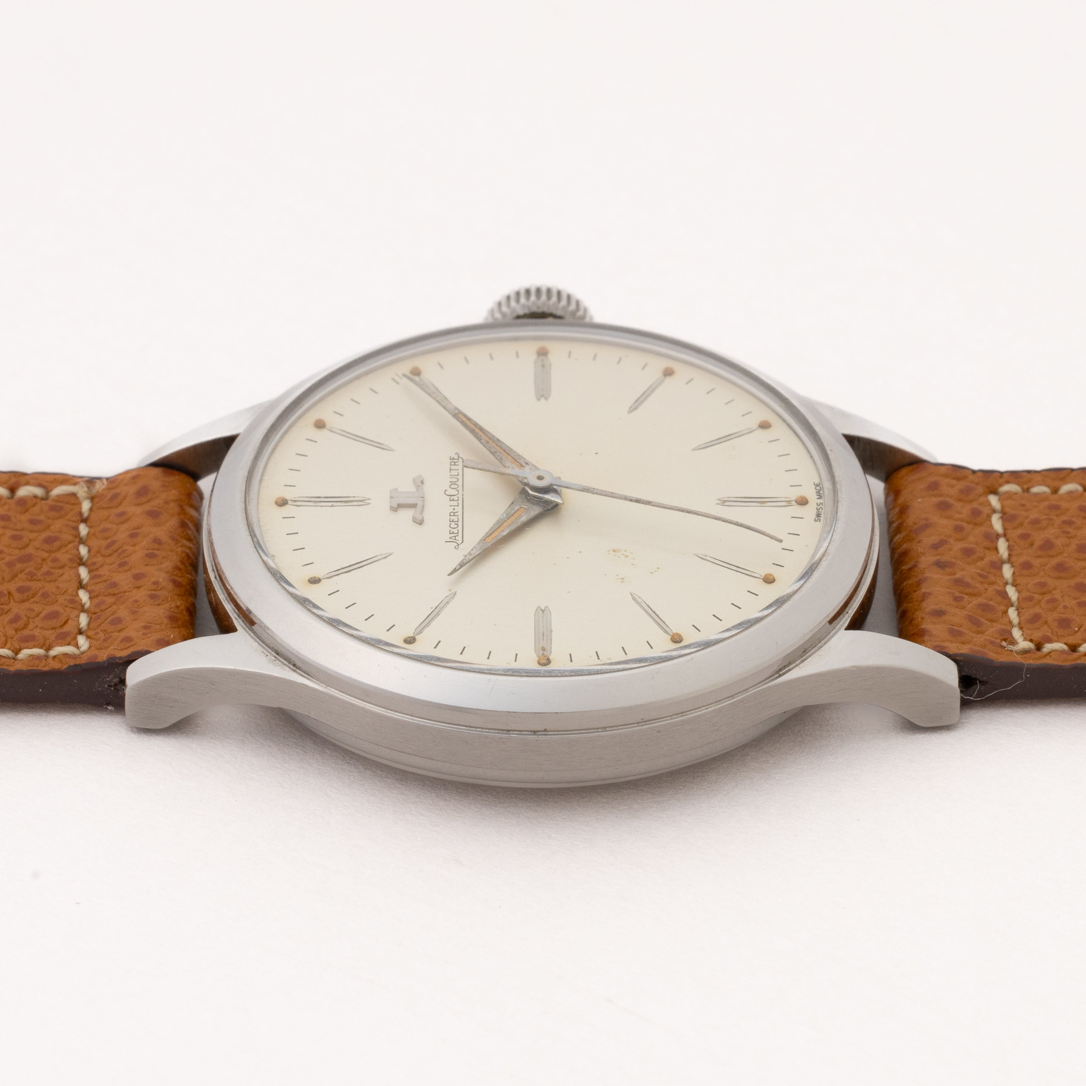 ジャガールクルト ラウンド ステンレスケース 手巻き 1960年代製