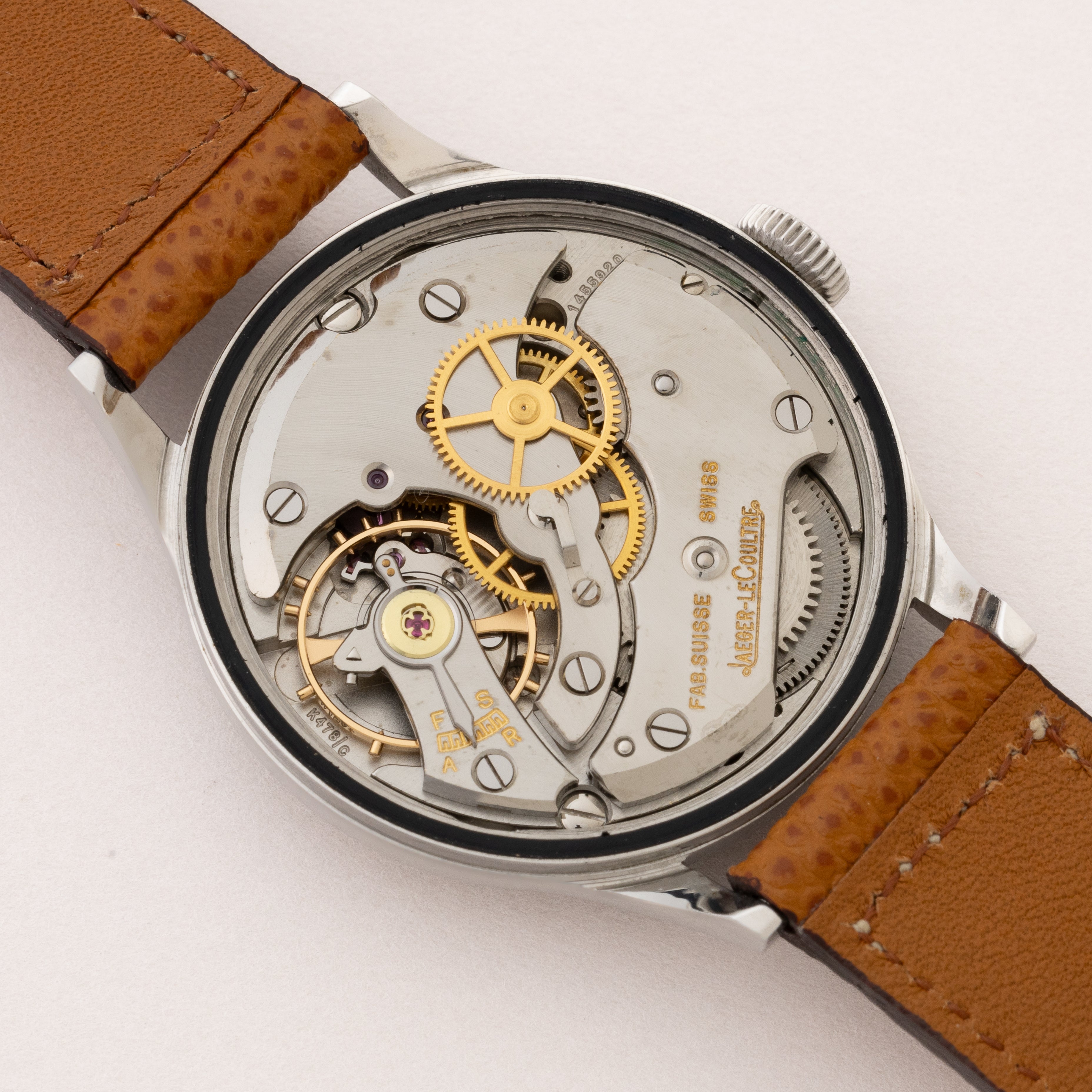 ジャガールクルト ラウンド ステンレスケース 手巻き 1960年代製