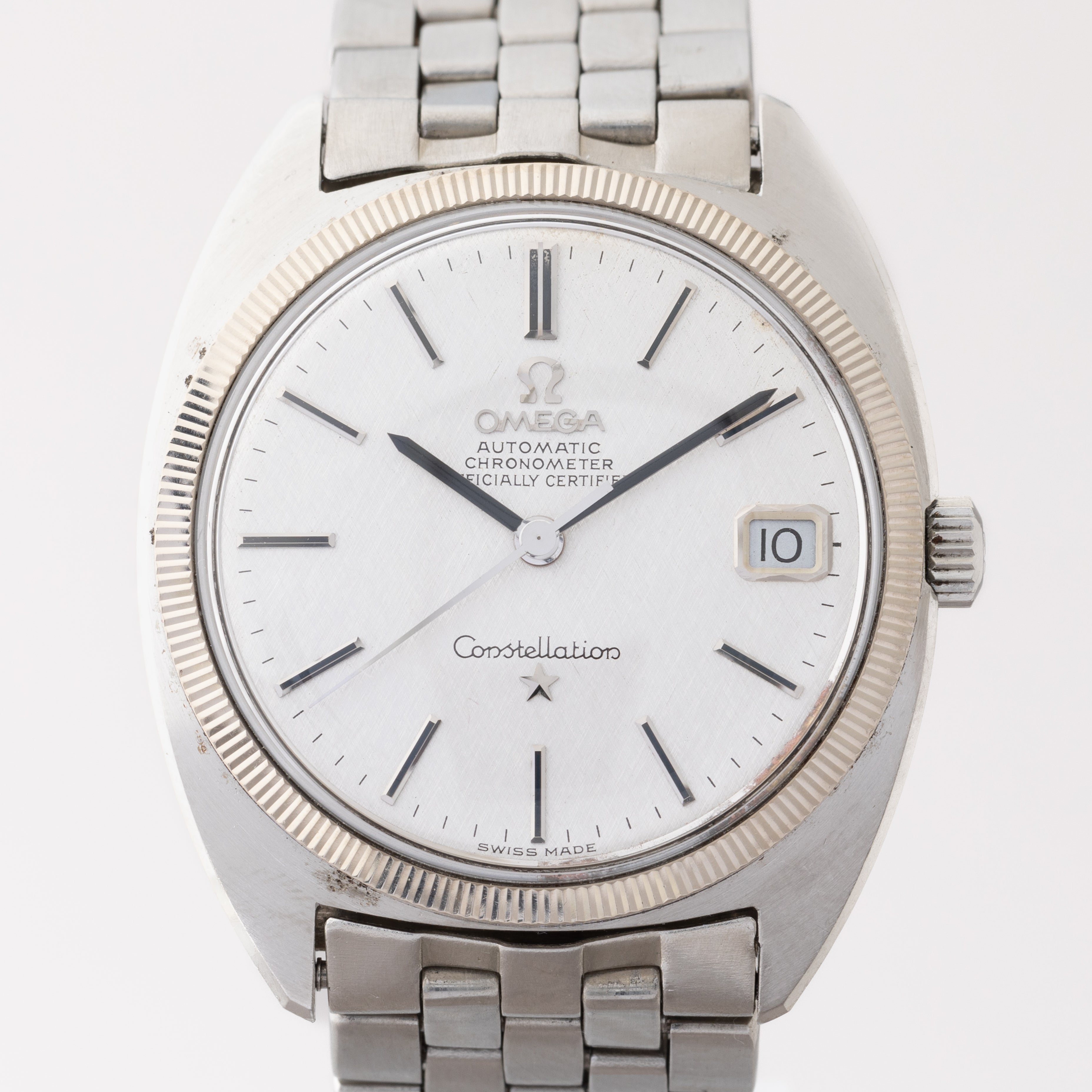 オメガ コンステレーション 1968年製 クロノメーター ジェンタ 前期 コインエッジベゼル ブレス付き