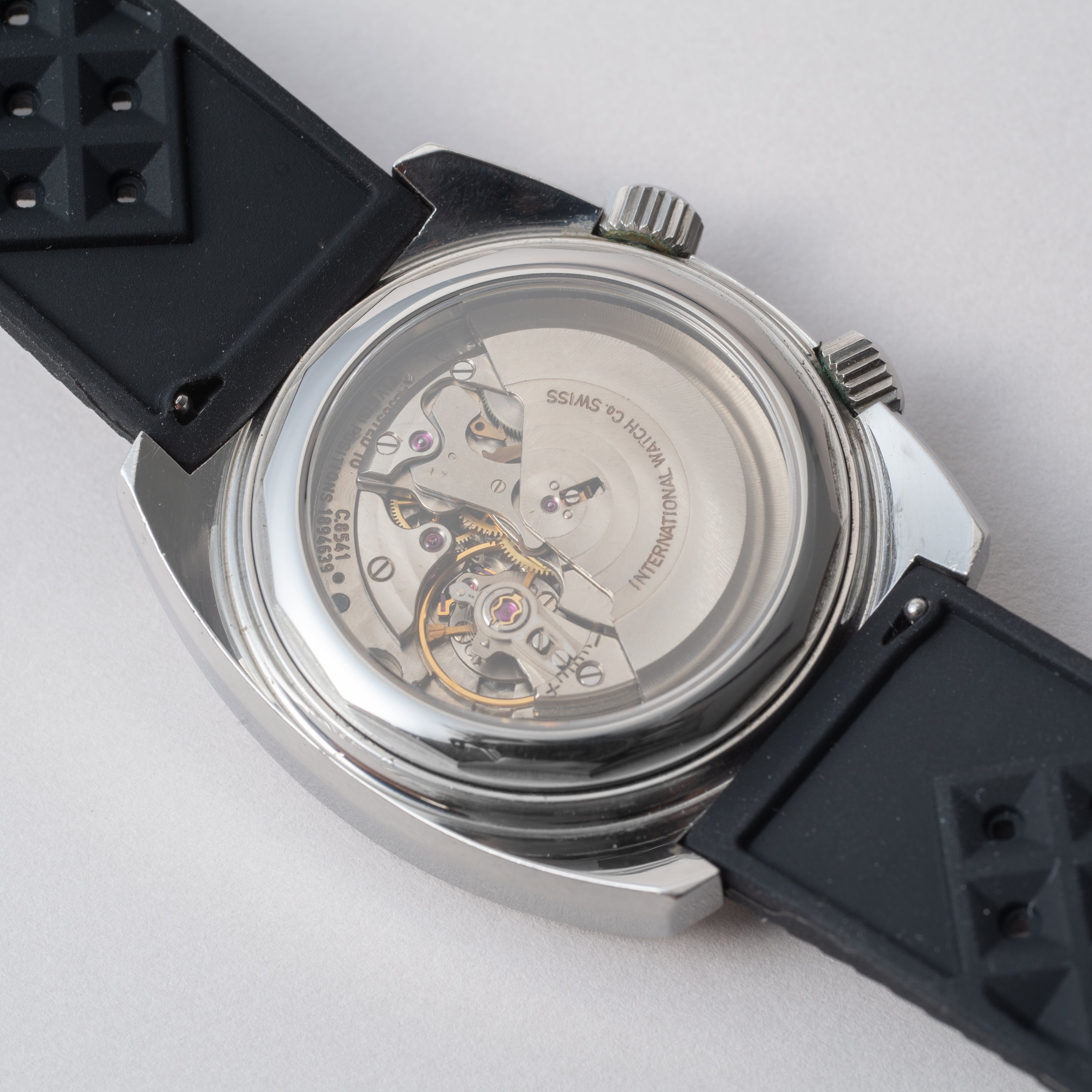 IWC アクアタイマー 1968年製 Ref.816AD ダイバーズウオッチ 別作スケルトン裏蓋付き