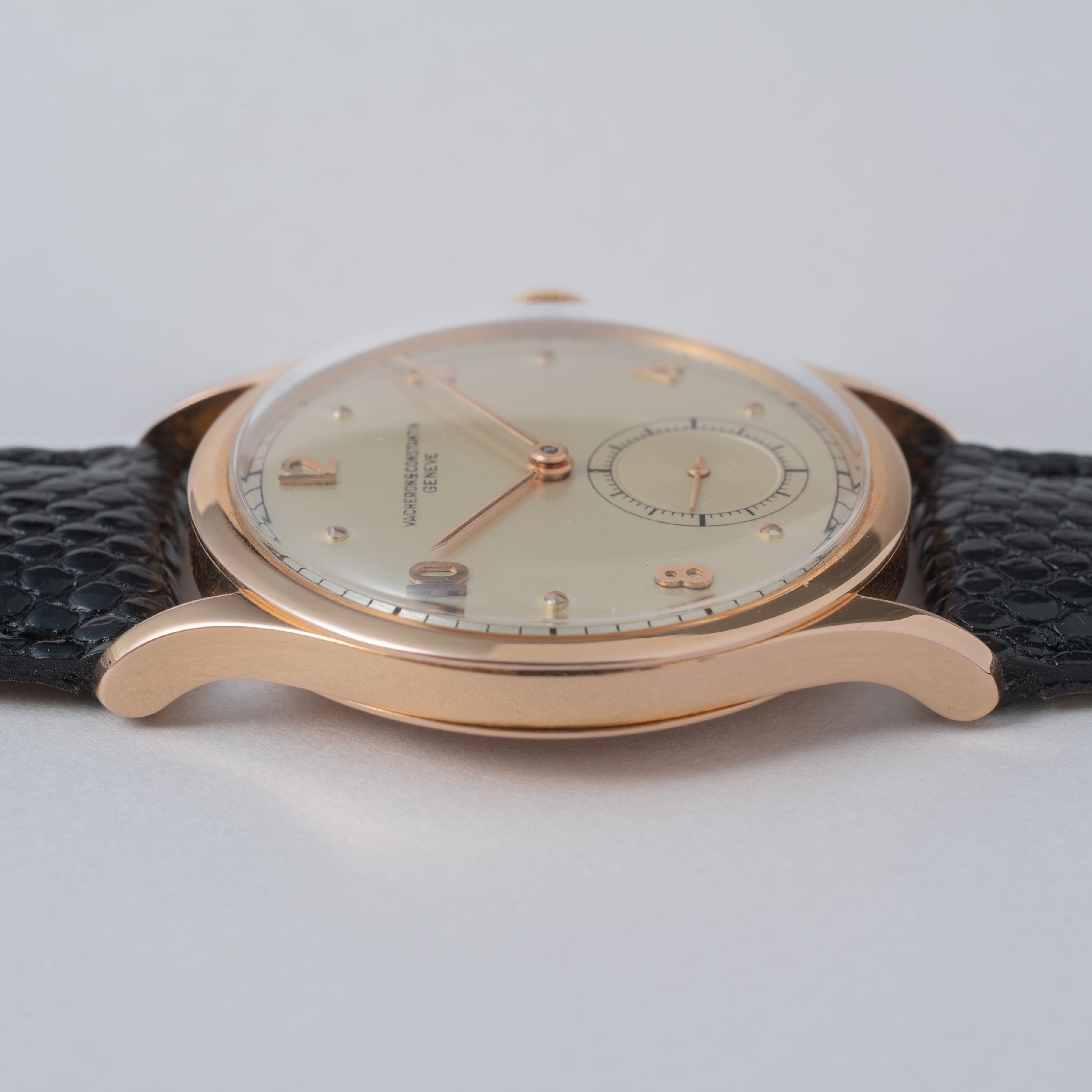 ヴァシュロン・コンスタンタン ラウンド18KPG スモールセコンド 1945年製 アーカイブ付き