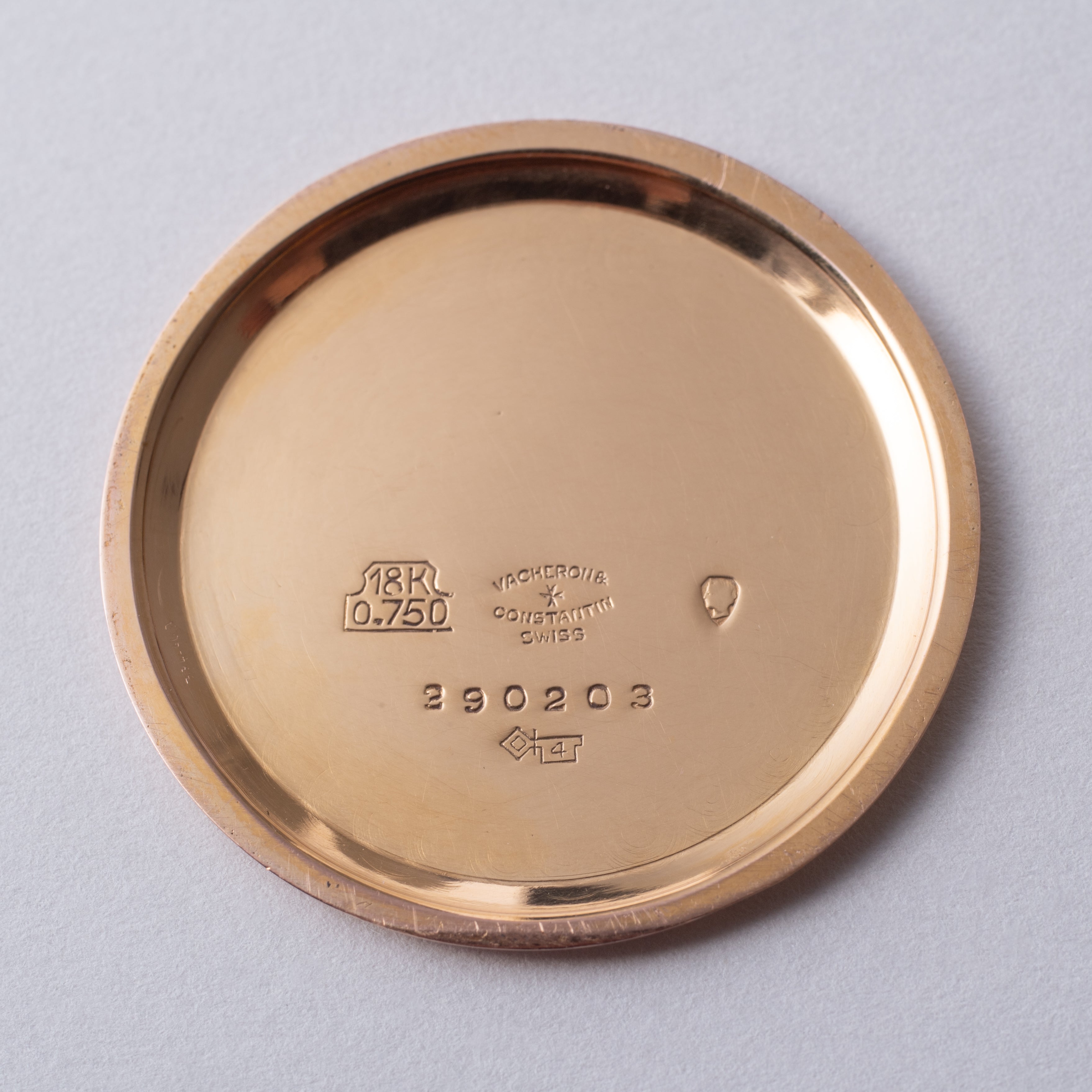ヴァシュロン・コンスタンタン ラウンド18KPG スモールセコンド 1945年製 アーカイブ付き