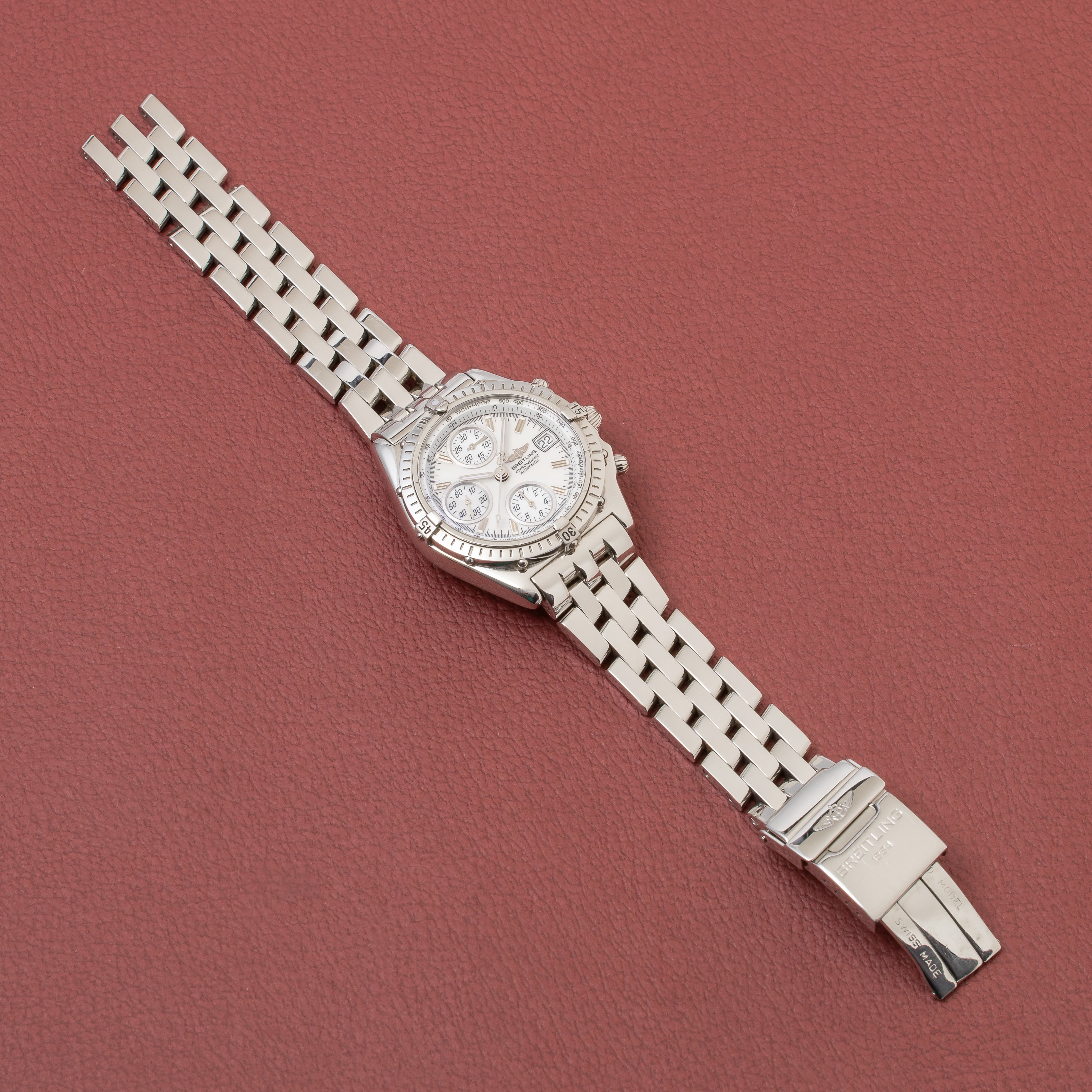 ブライトリング クロノマット シェルダイヤル 箱、2000年ギャラ付き