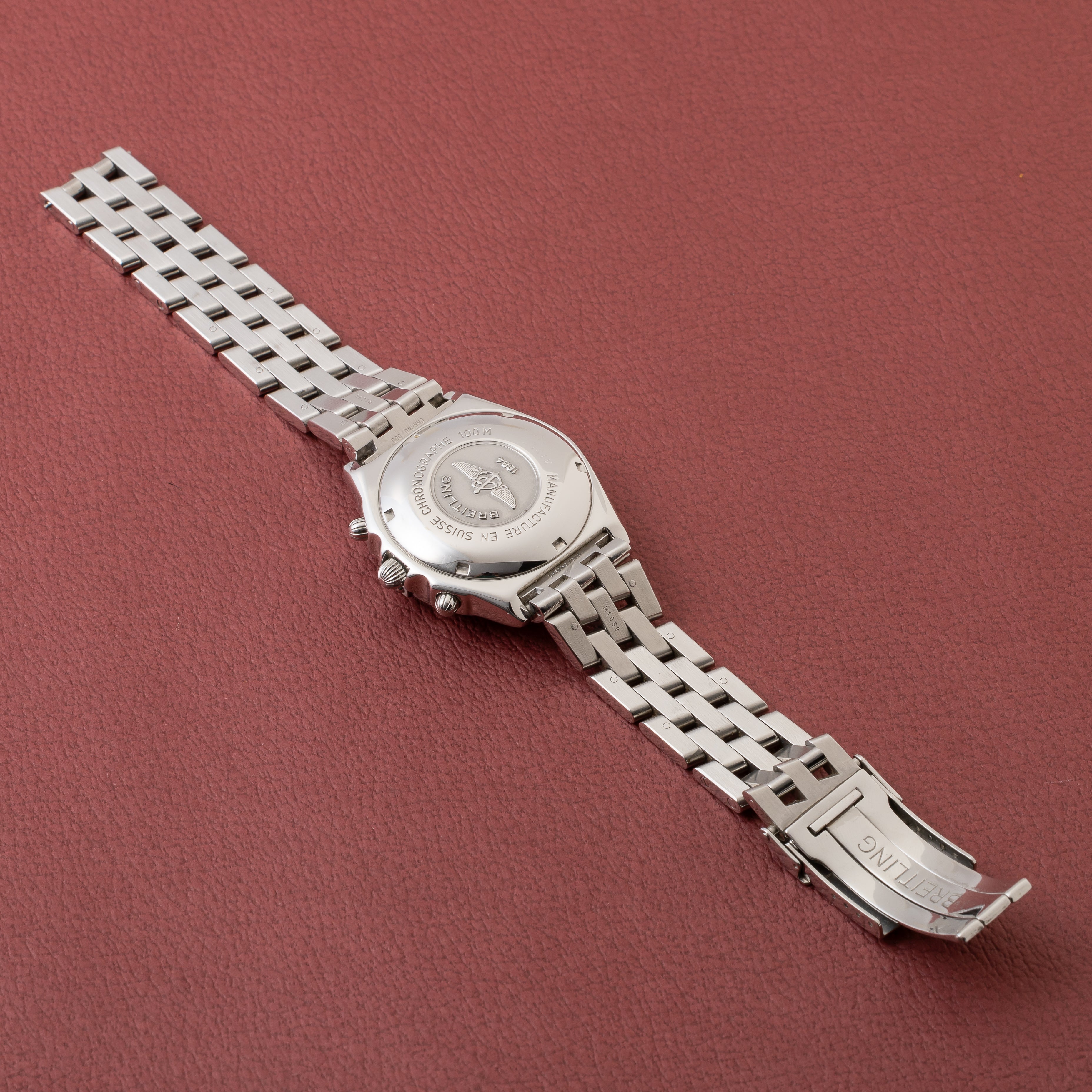 ブライトリング クロノマット シェルダイヤル 箱、2000年ギャラ付き