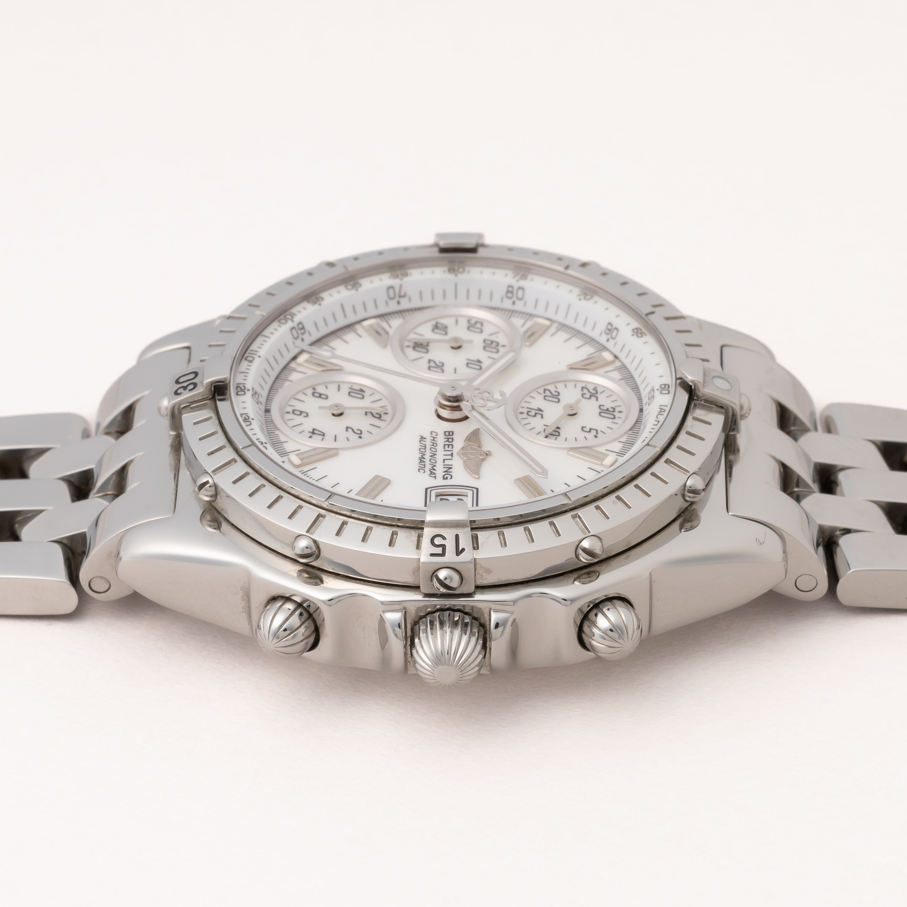 ブライトリング クロノマット シェルダイヤル 箱、2000年ギャラ付き