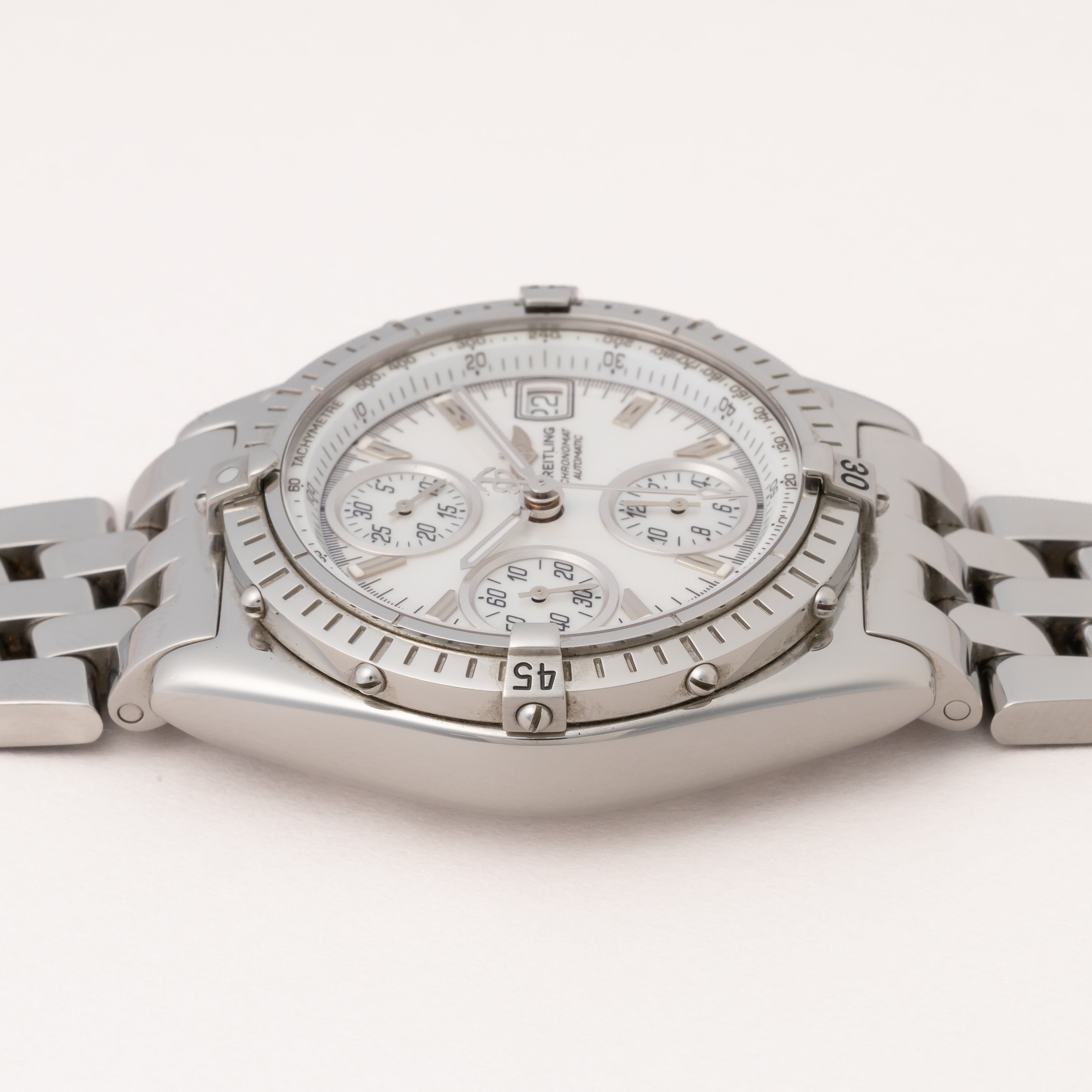 ブライトリング クロノマット シェルダイヤル 箱、2000年ギャラ付き