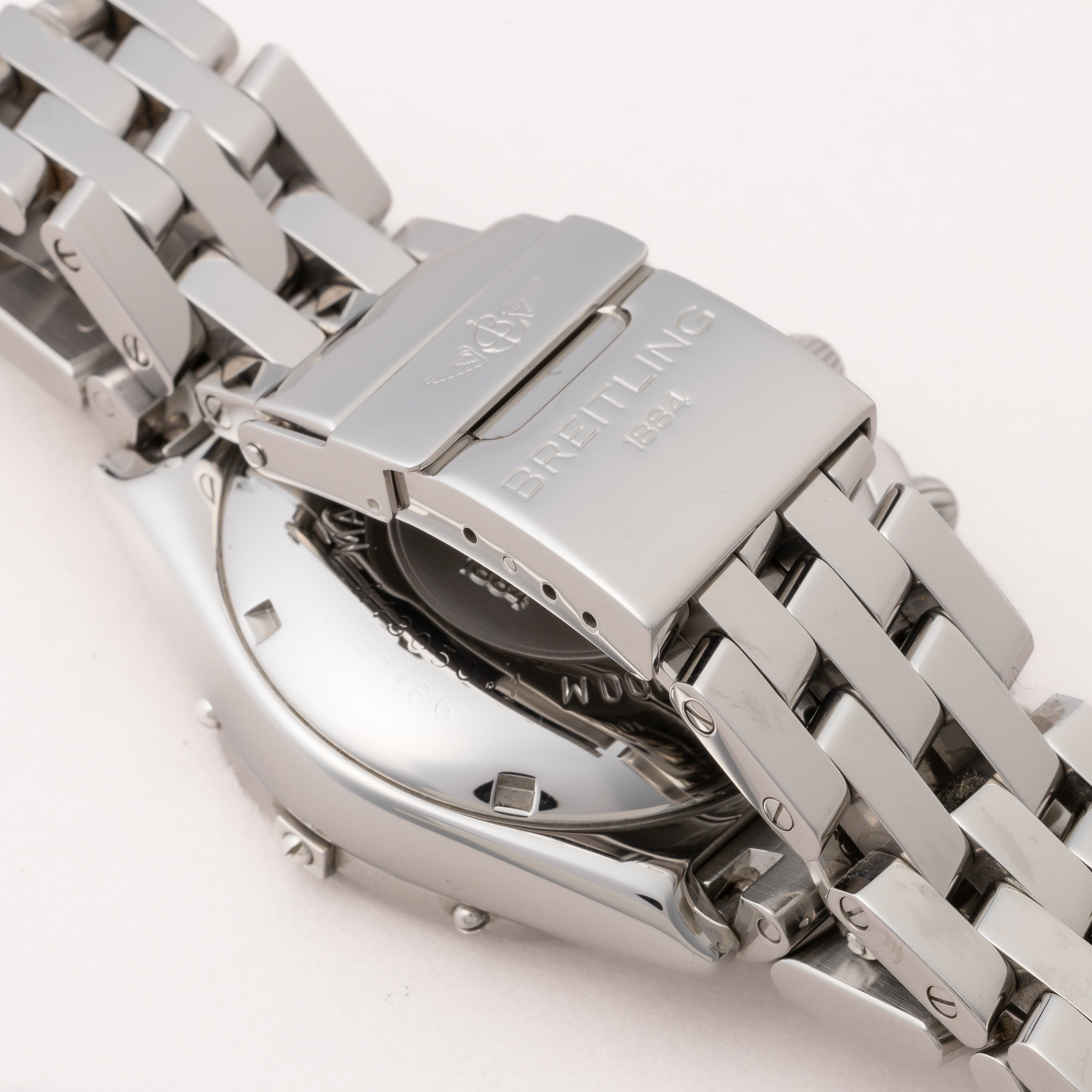 ブライトリング クロノマット シェルダイヤル 箱、2000年ギャラ付き