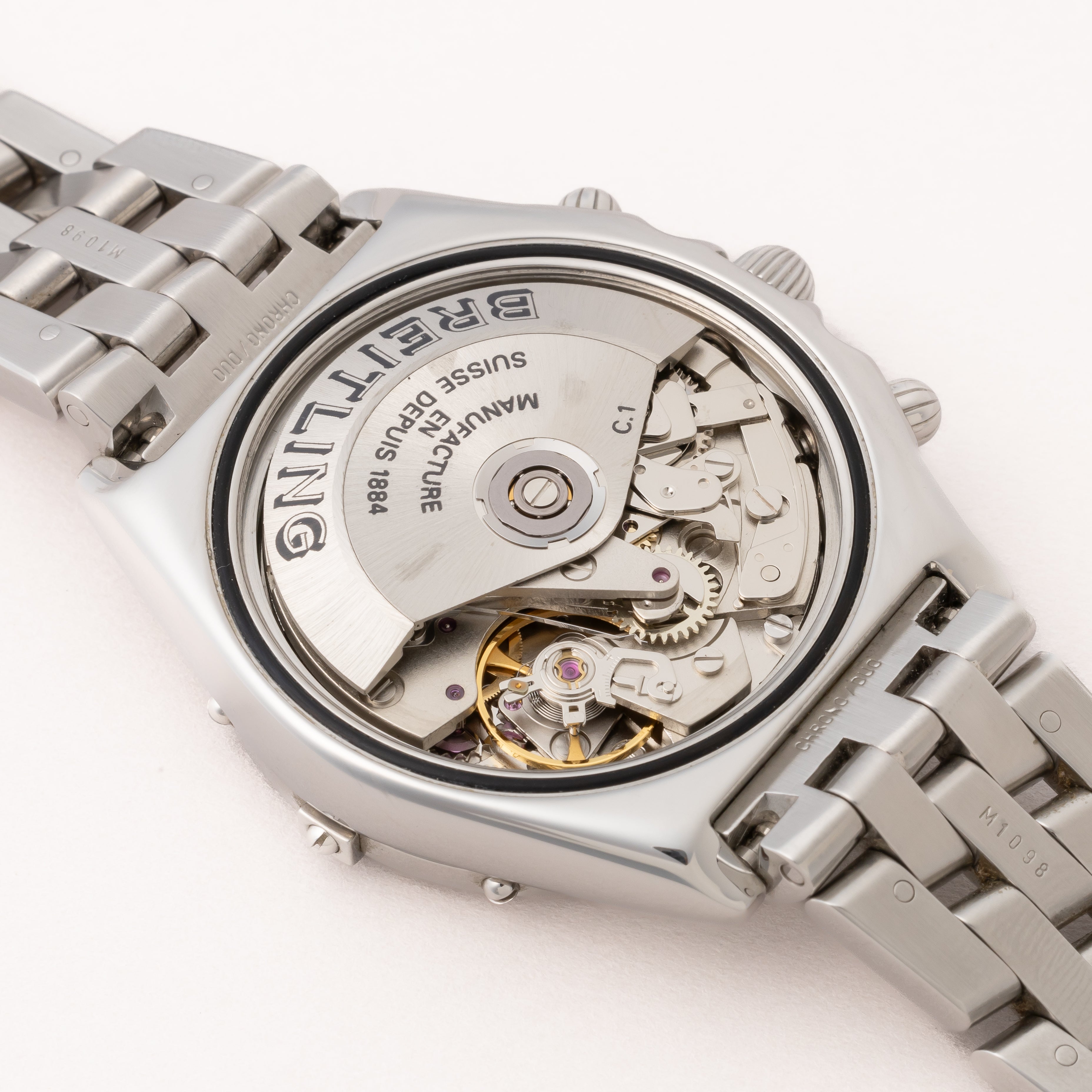 ブライトリング クロノマット シェルダイヤル 箱、2000年ギャラ付き