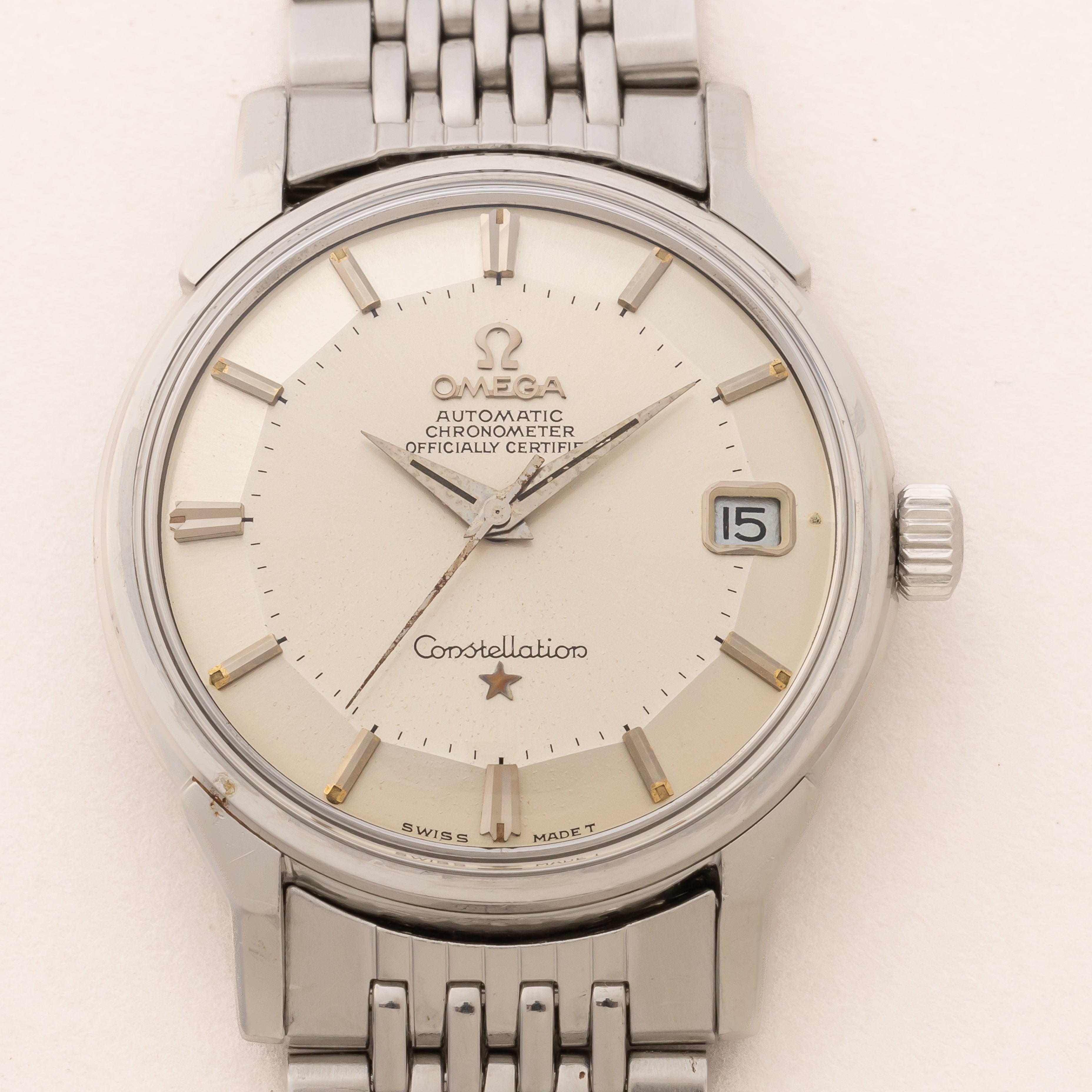 オメガ 1966年製 コンステレーション 12角 クロノメーター Ref.168.005 純正ブレス付き