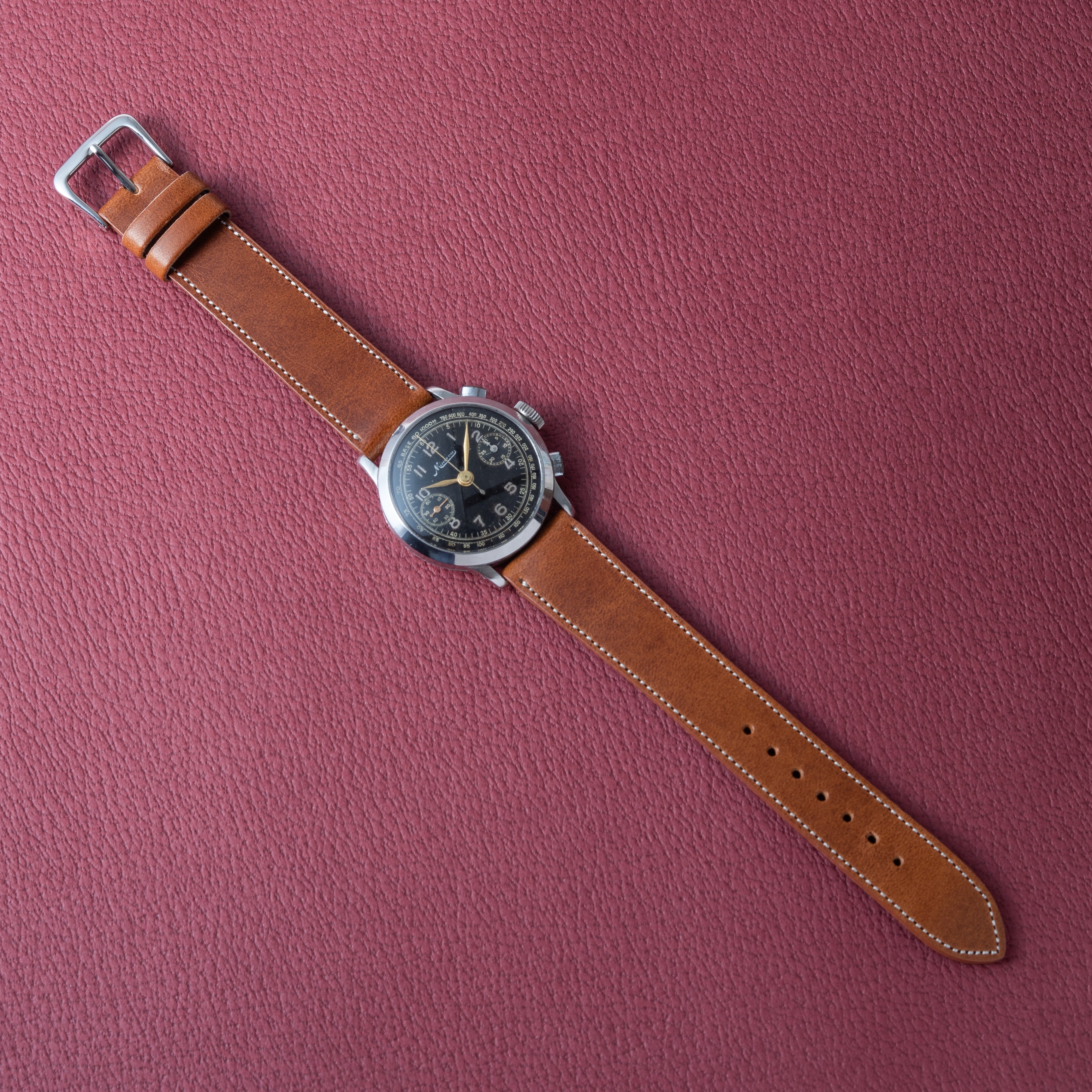 ミネルバ 2レジスタークロノグラフ 1940年代製 手巻き Cal.13-20CH